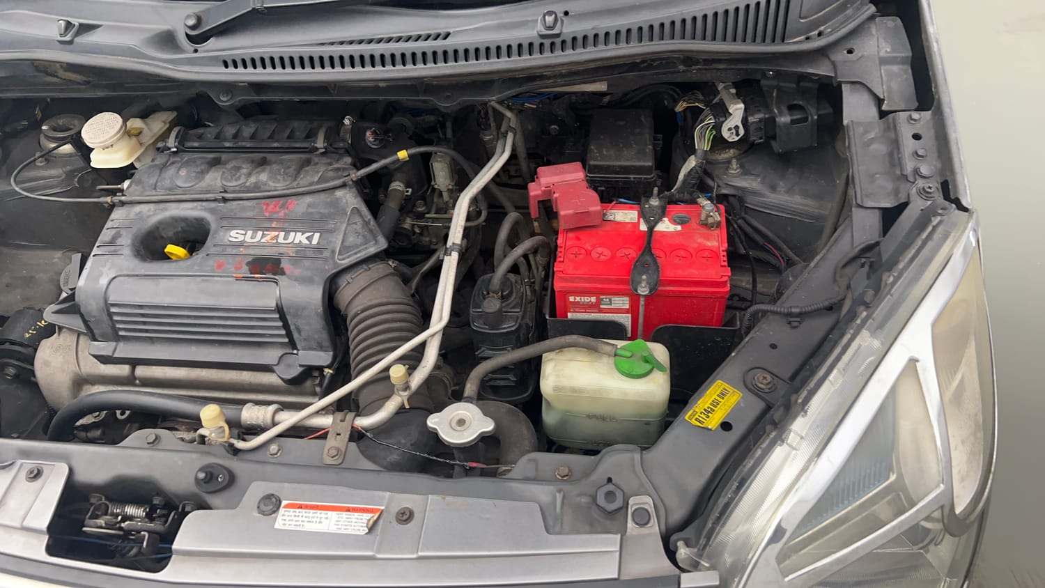 Used 2013 Maruti Suzuki Wagon R LXI Petrol Manual engine ENGINE LEFT SIDE VIEW