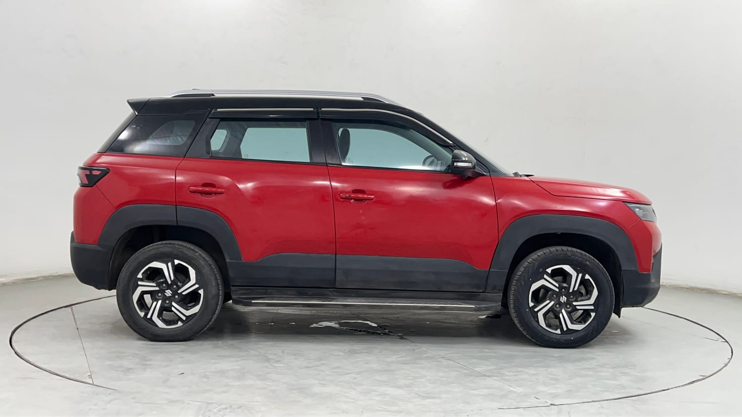 Used 2022 Maruti Suzuki Brezza Zxi Plus AT Dual Tone Petrol Automatic exterior RIGHT SIDE VIEW