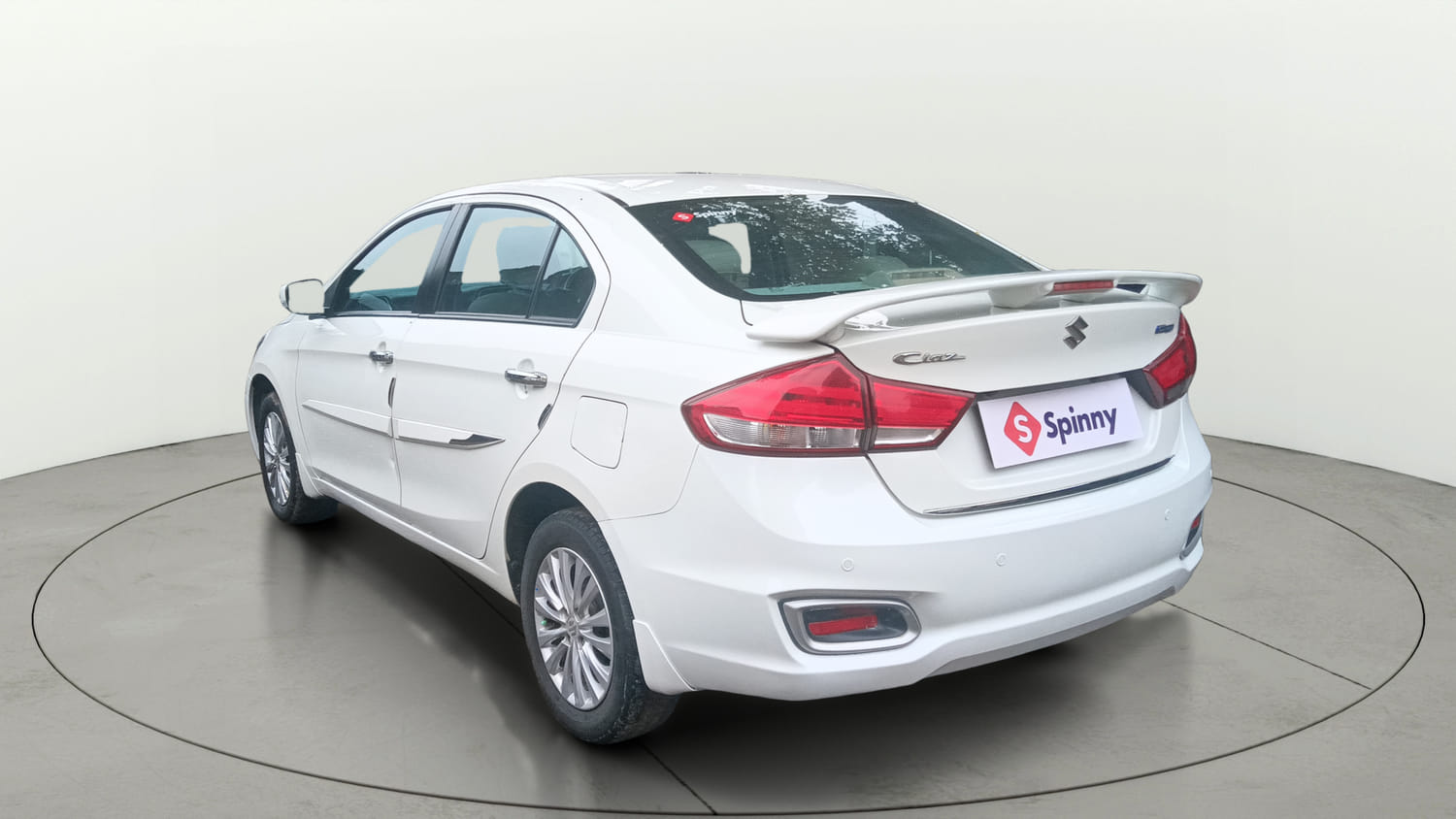Used 2023 Maruti Suzuki Ciaz Zeta 1.5 Petrol Manual exterior LEFT REAR CORNER VIEW