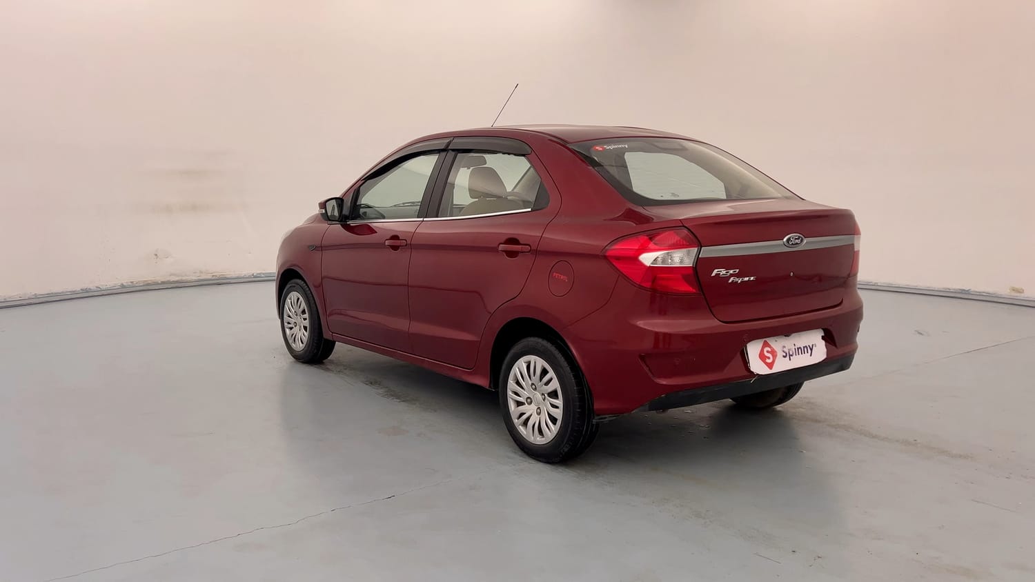 Used 2019 Ford Figo Aspire Trend Plus 1.2 Ti-VCT Petrol Manual exterior LEFT REAR CORNER VIEW