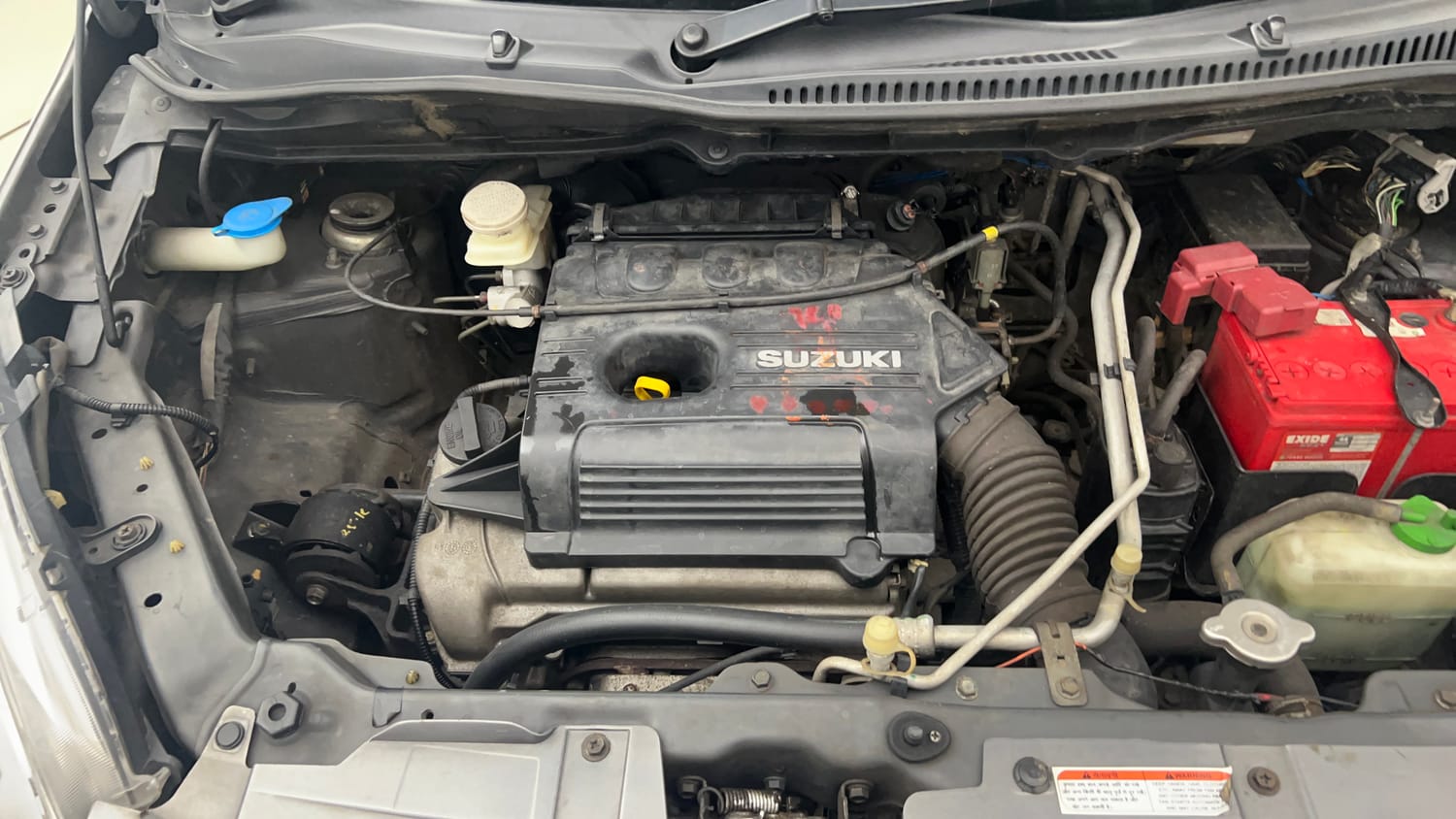 Used 2013 Maruti Suzuki Wagon R LXI Petrol Manual engine ENGINE RIGHT SIDE VIEW