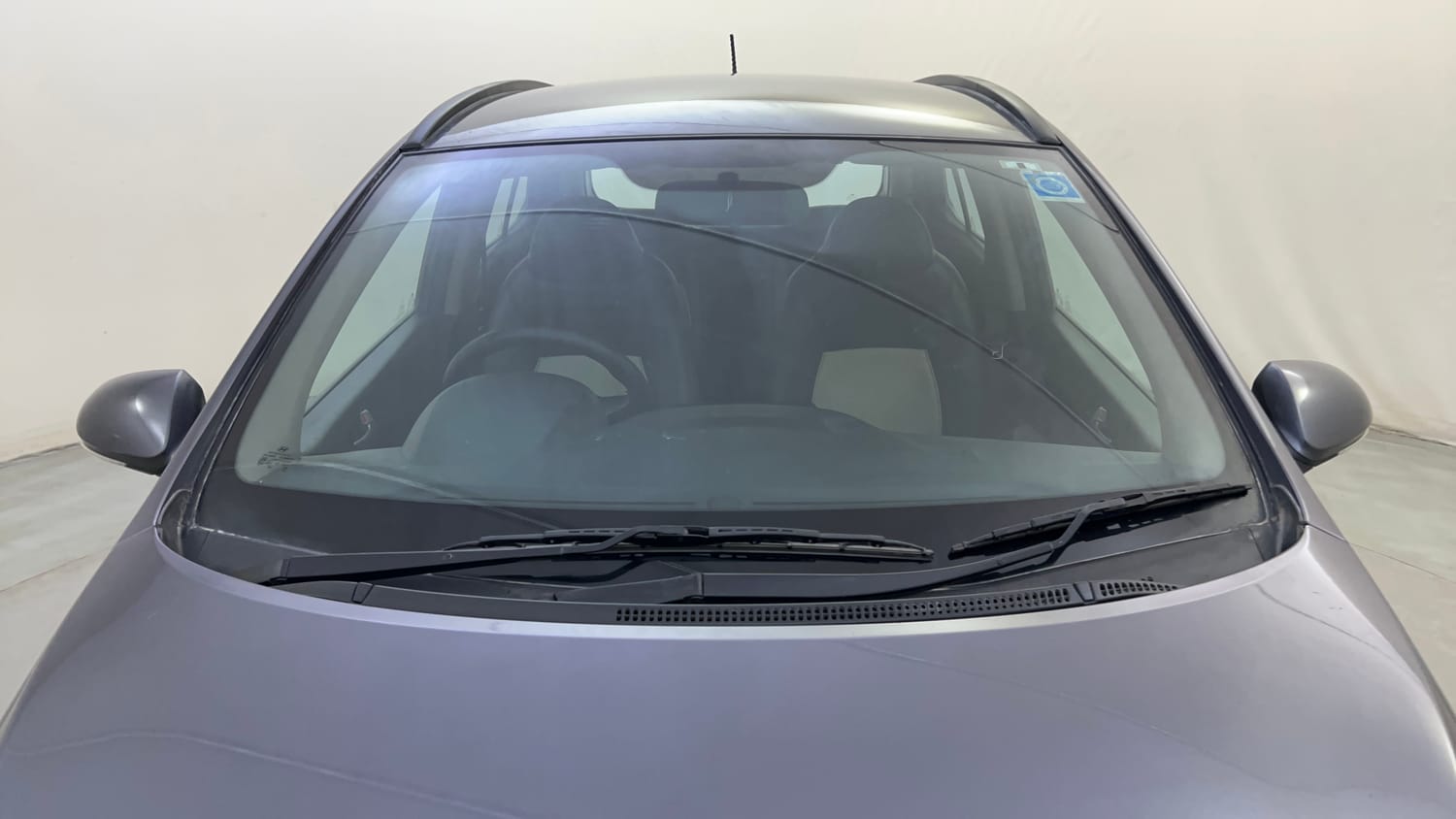 Used 2014 Hyundai Grand i10 Sportz 1.2 Kappa VTVT Petrol Manual exterior FRONT WINDSHIELD VIEW