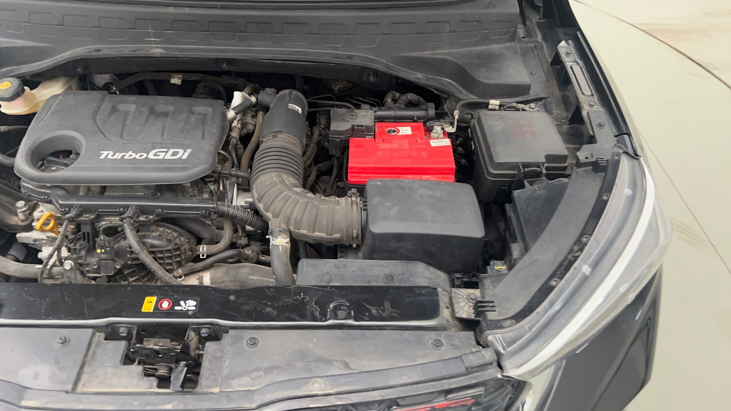 Used 2023 Kia Sonet GTX Plus 1.0 DCT Petrol Automatic engine ENGINE LEFT SIDE VIEW