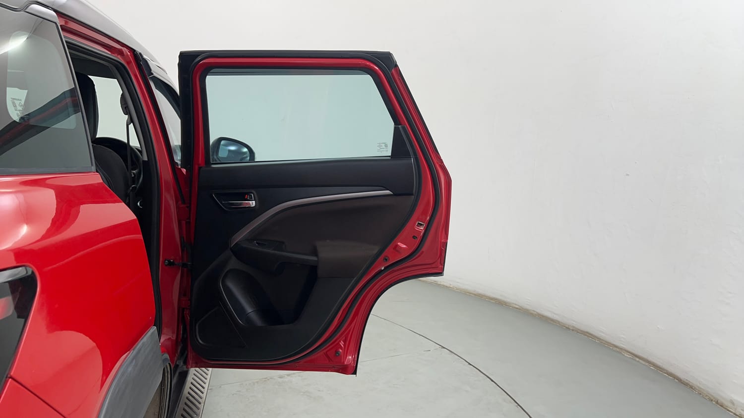 Used 2022 Maruti Suzuki Brezza Zxi Plus AT Dual Tone Petrol Automatic interior RIGHT REAR DOOR OPEN VIEW