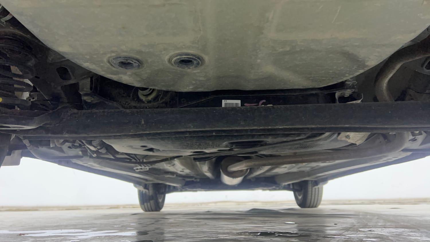 Used 2022 Maruti Suzuki Wagon R ZXI Plus 1.2 Petrol Manual extra REAR UNDERBODY VIEW (TAKEN FROM REAR)