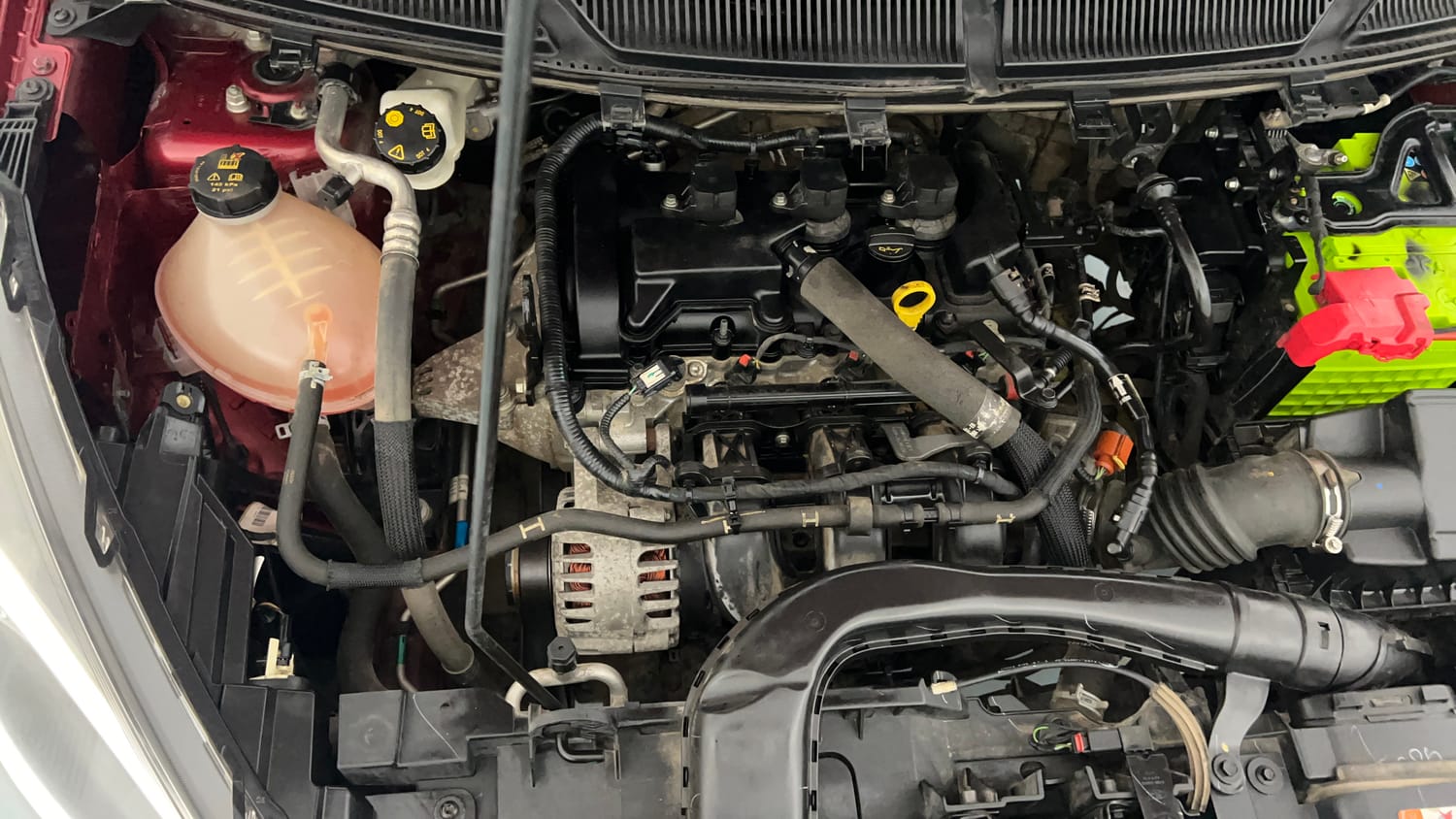 Used 2019 Ford Figo Aspire Trend Plus 1.2 Ti-VCT Petrol Manual engine ENGINE RIGHT SIDE VIEW