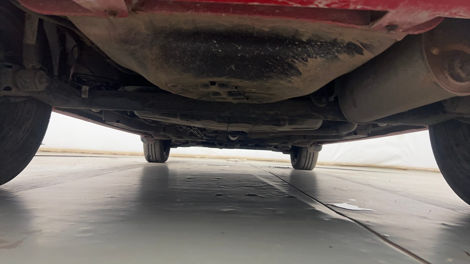 Used 2022 Tata Tiago XTA Petrol Automatic extra REAR UNDERBODY VIEW (TAKEN FROM REAR)