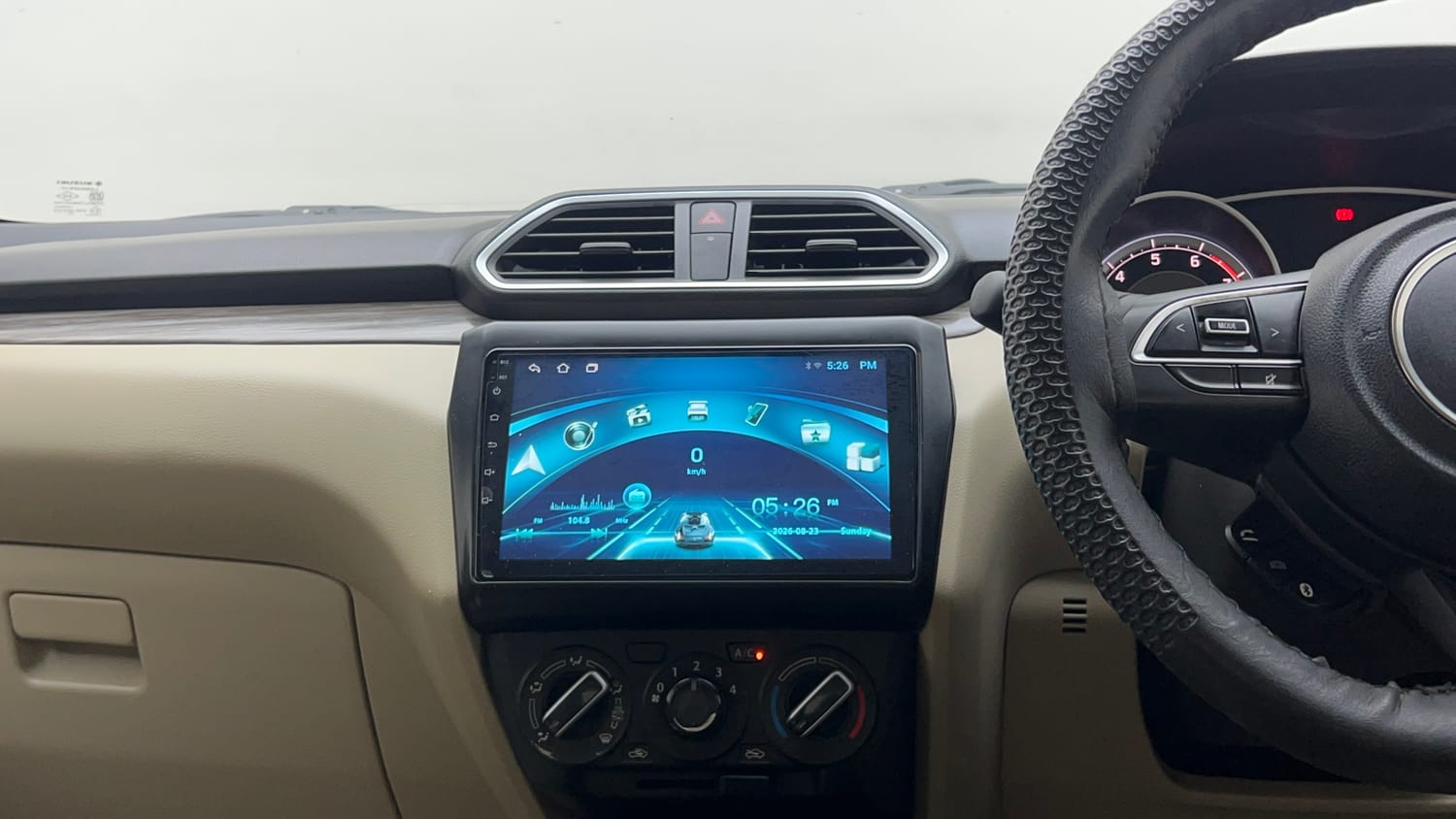 Used 2022 Maruti Suzuki Dzire VXi Petrol Manual interior MUSIC SYSTEM & AC CONTROL VIEW