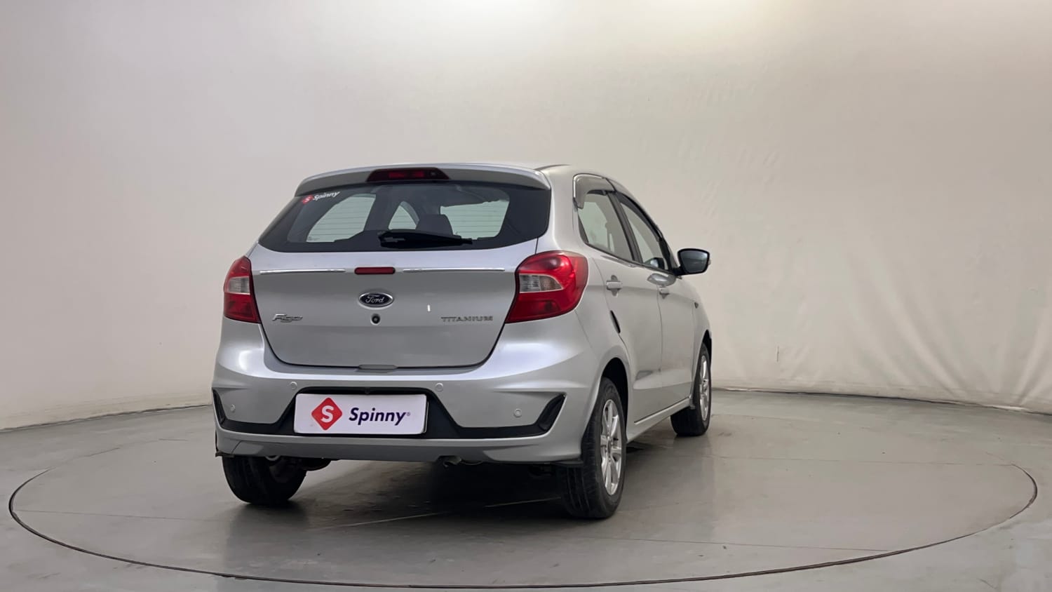 Used 2019 Ford Figo Titanium 1.2 Ti-VCT MT Petrol Manual exterior RIGHT REAR CORNER VIEW