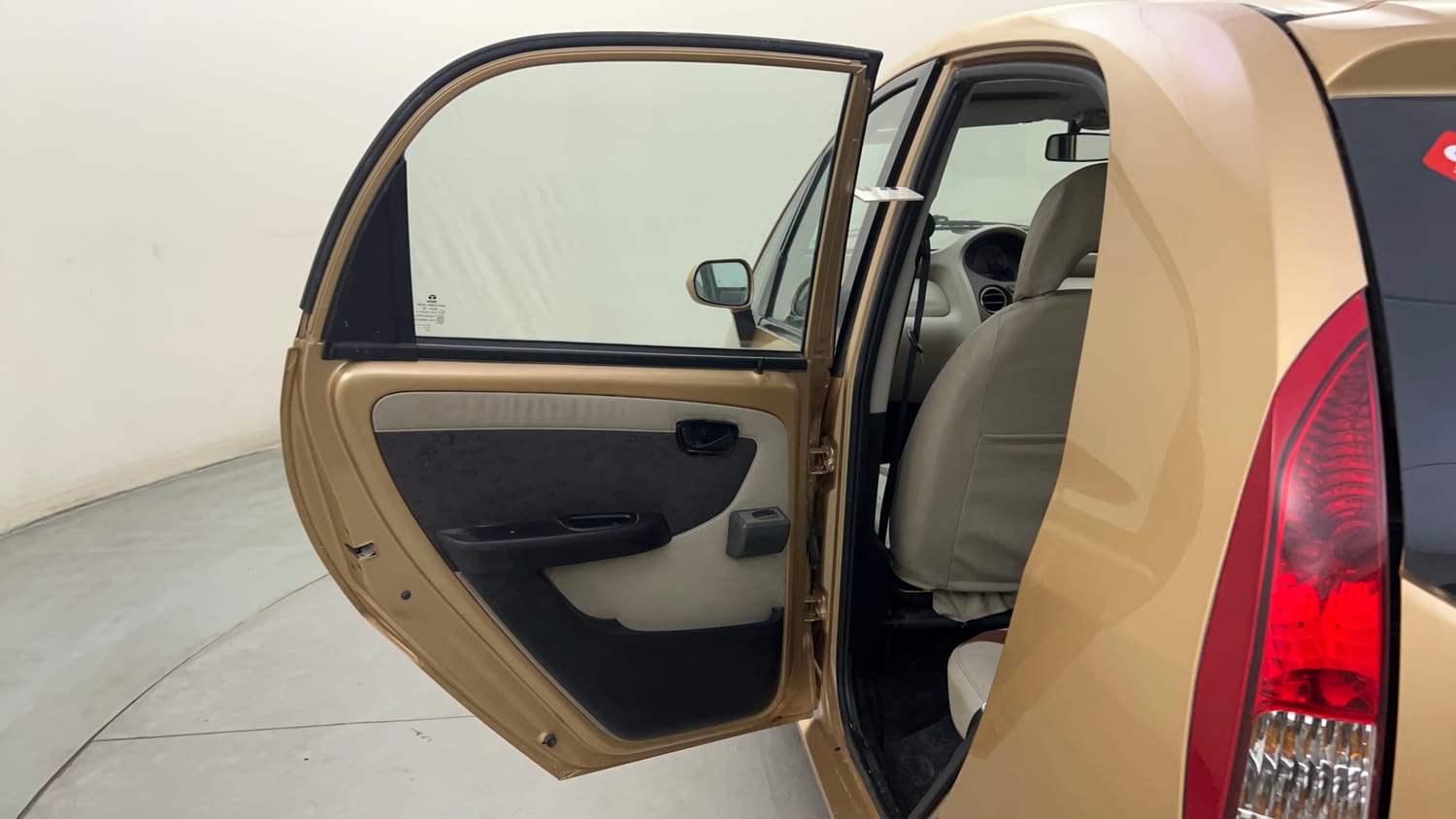 Used 2015 Tata Nano Twist XTA Petrol Automatic interior LEFT REAR DOOR OPEN VIEW