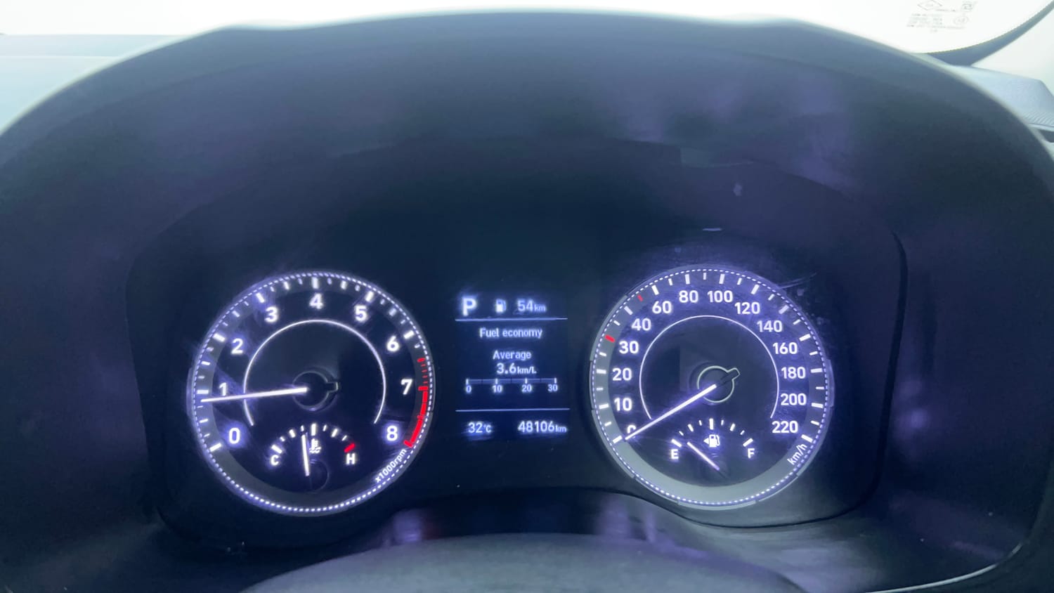 Used 2019 Hyundai Venue SX Plus 1.0 Turbo DCT Petrol Automatic interior CLUSTERMETER VIEW