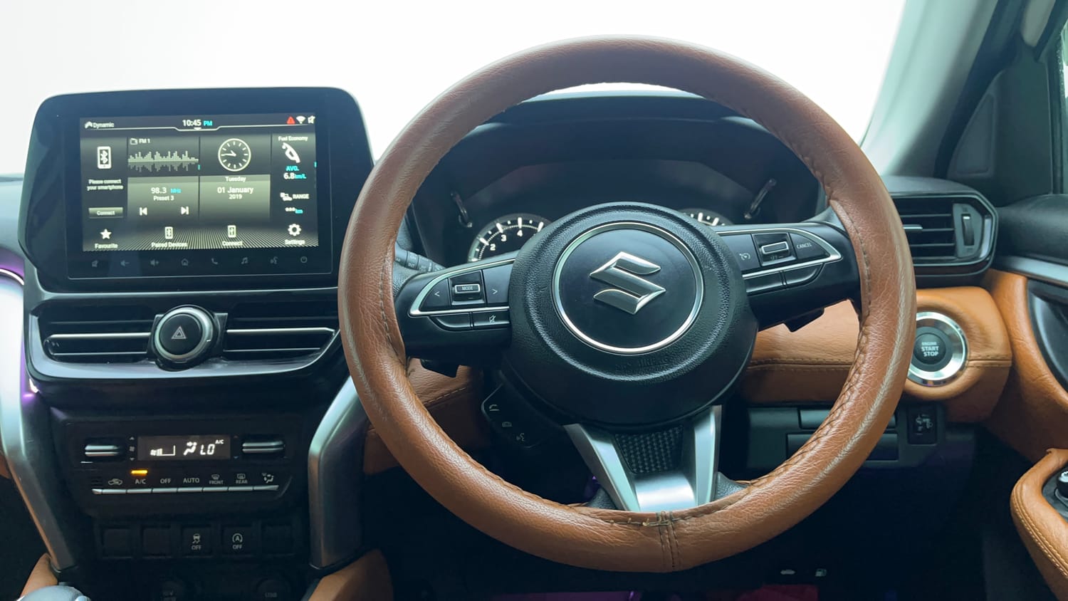 Used 2023 Maruti Suzuki Grand Vitara Zeta Smart Hybrid AT Petrol Automatic interior STEERING VIEW