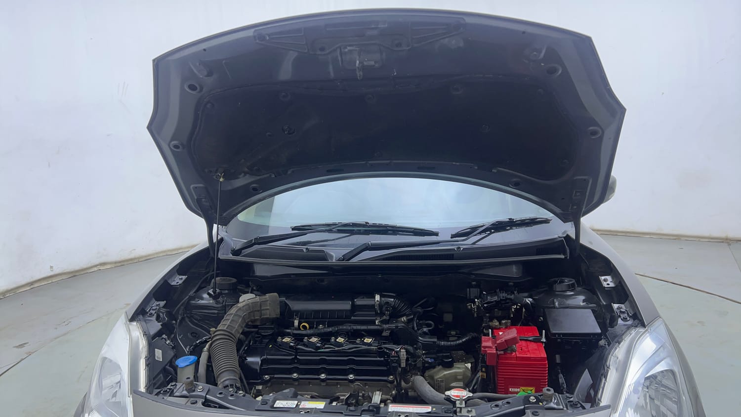 Used 2017 Maruti Suzuki Dzire VXi AMT Petrol Automatic engine ENGINE & BONNET OPEN FRONT VIEW