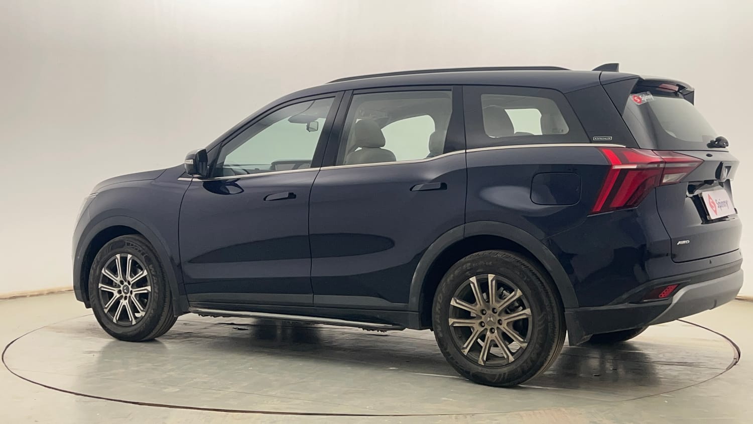 Used 2022 Mahindra XUV700 AX 7 Diesel AT AWD Luxury Pack 7 STR Diesel Automatic exterior LEFT REAR CORNER VIEW