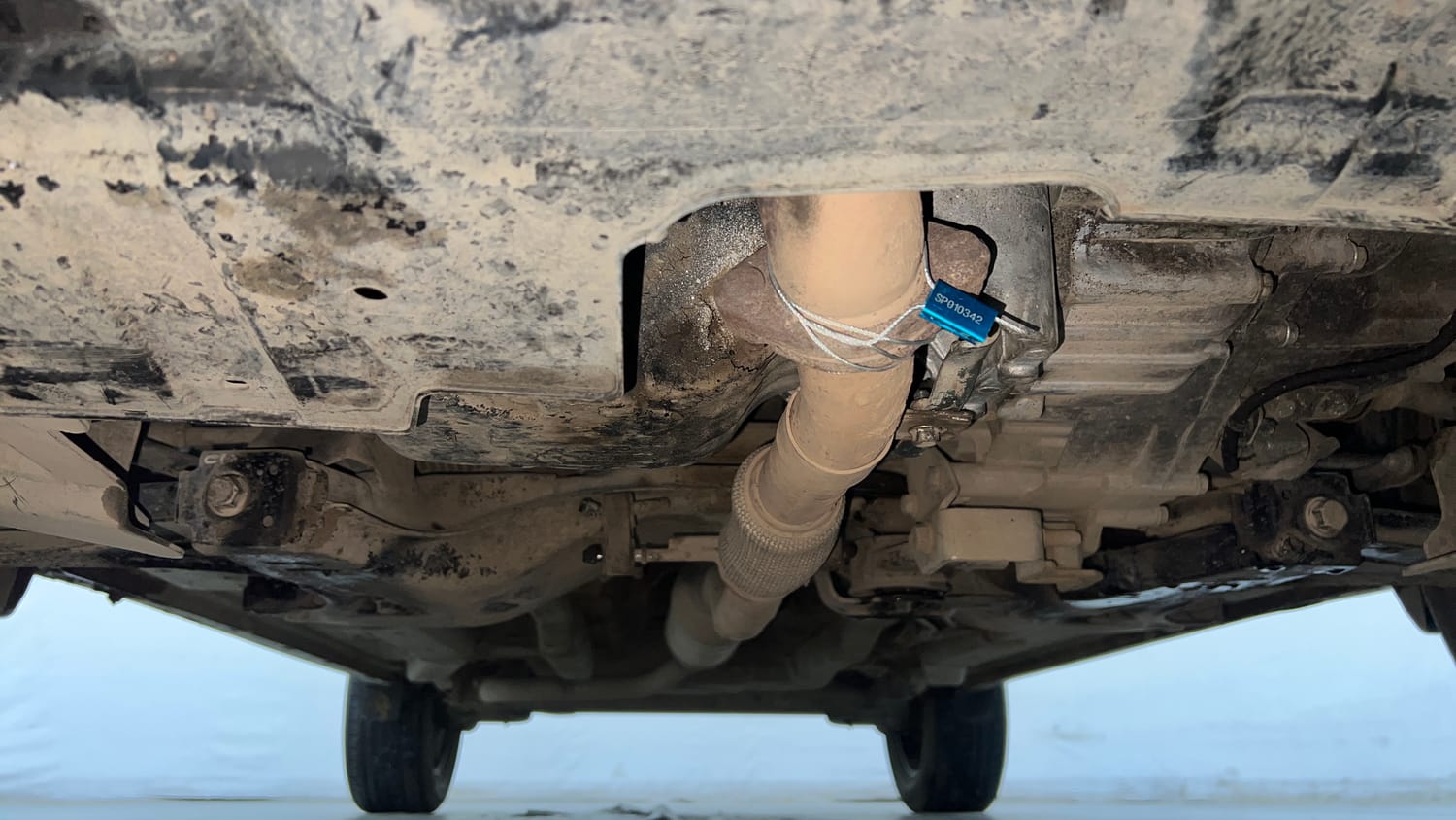 Used 2023 Tata Nexon XZA Plus Petrol Automatic extra FRONT LEFT UNDERBODY VIEW
