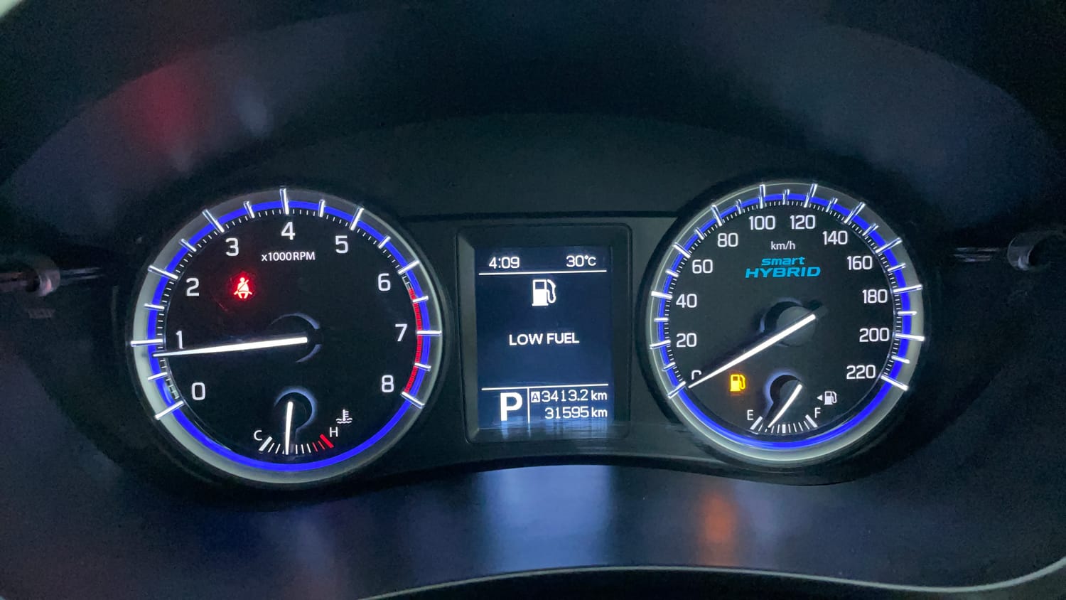 Used 2021 Maruti Suzuki S-Cross Zeta AT Petrol Automatic interior CLUSTERMETER VIEW