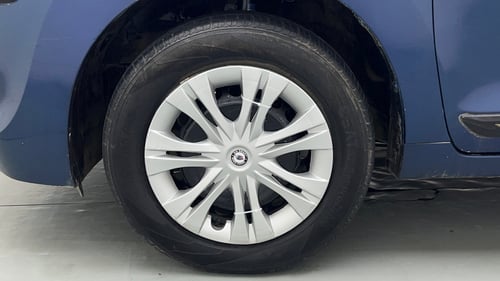 Used 2017 Maruti Suzuki Baleno Delta 1.2 Petrol Manual tyres LEFT FRONT TYRE RIM VIEW