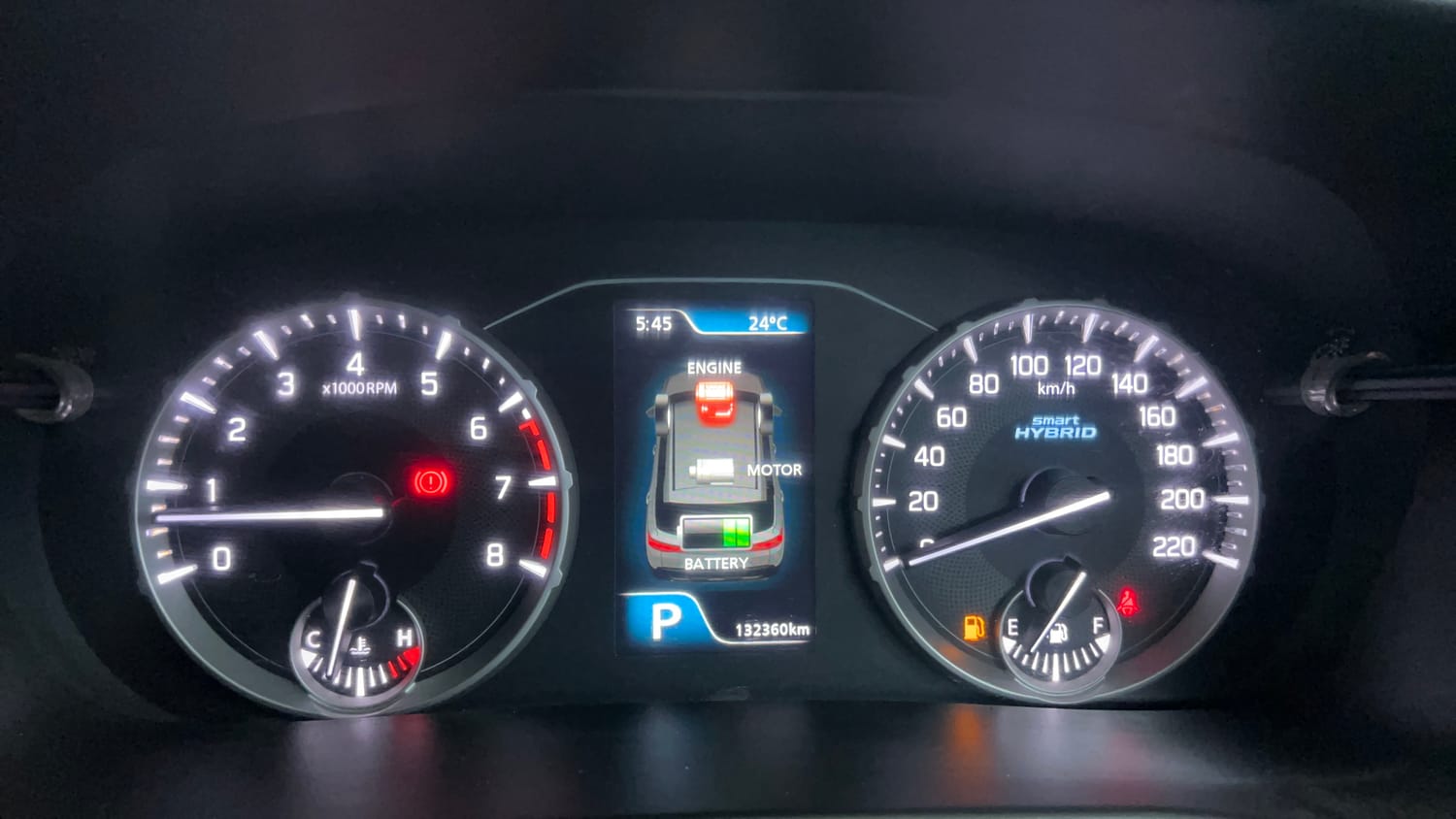 Used 2022 Maruti Suzuki Brezza Zxi Plus AT Dual Tone Petrol Automatic interior CLUSTERMETER VIEW