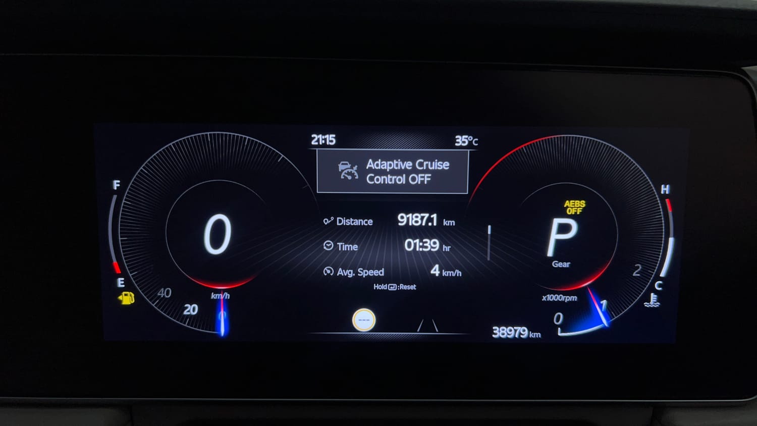 Used 2024 Mahindra XUV700 AX 7 Petrol AT 7 STR Petrol Automatic interior CLUSTERMETER VIEW