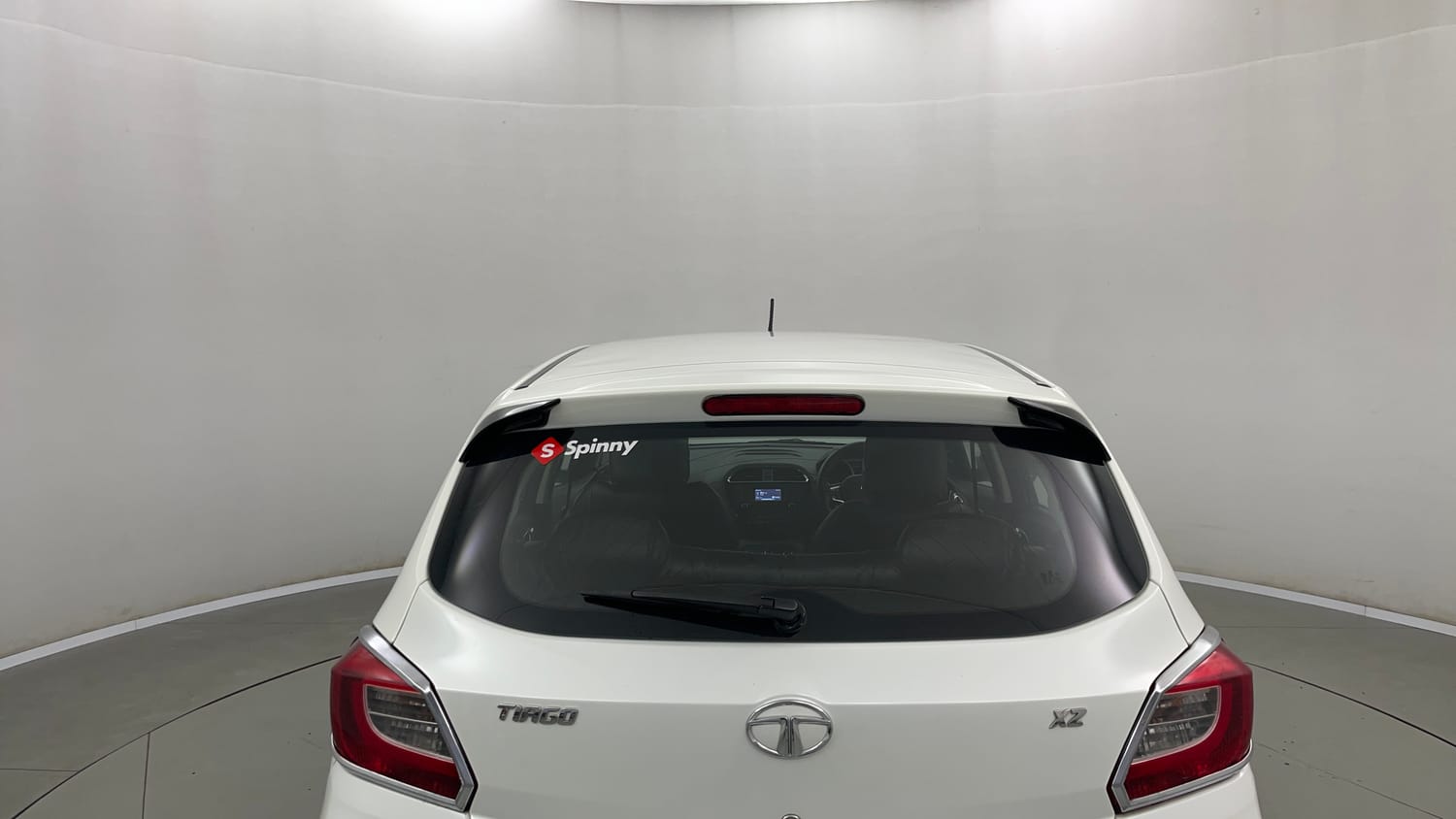 Used 2016 Tata Tiago Revotron XZ Petrol Manual exterior BACK WINDSHIELD VIEW