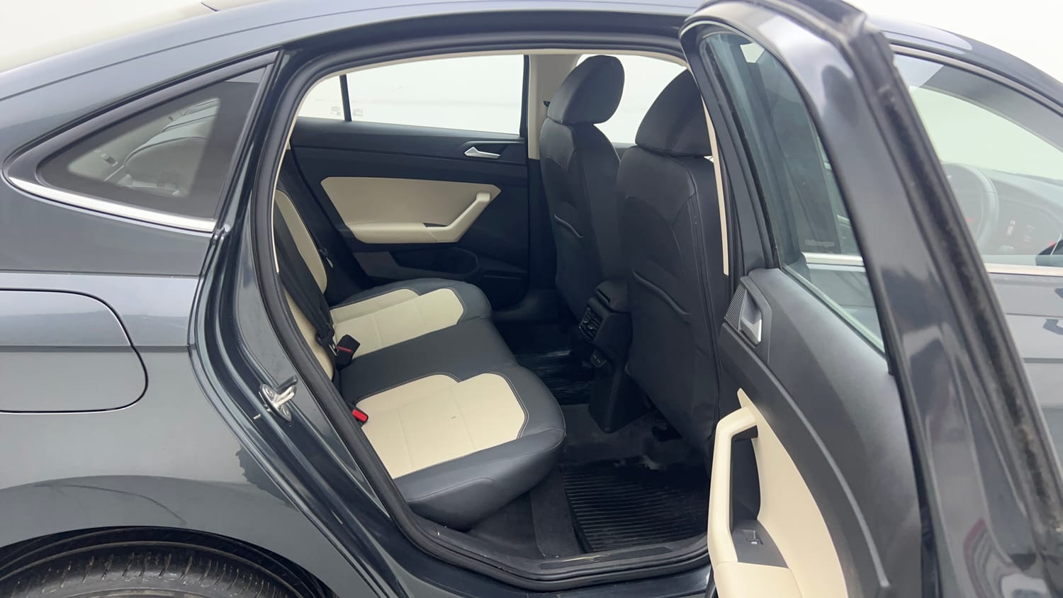 Used 2022 Volkswagen Virtus Topline 1.0 TSI AT Petrol Automatic interior RIGHT SIDE REAR DOOR CABIN VIEW
