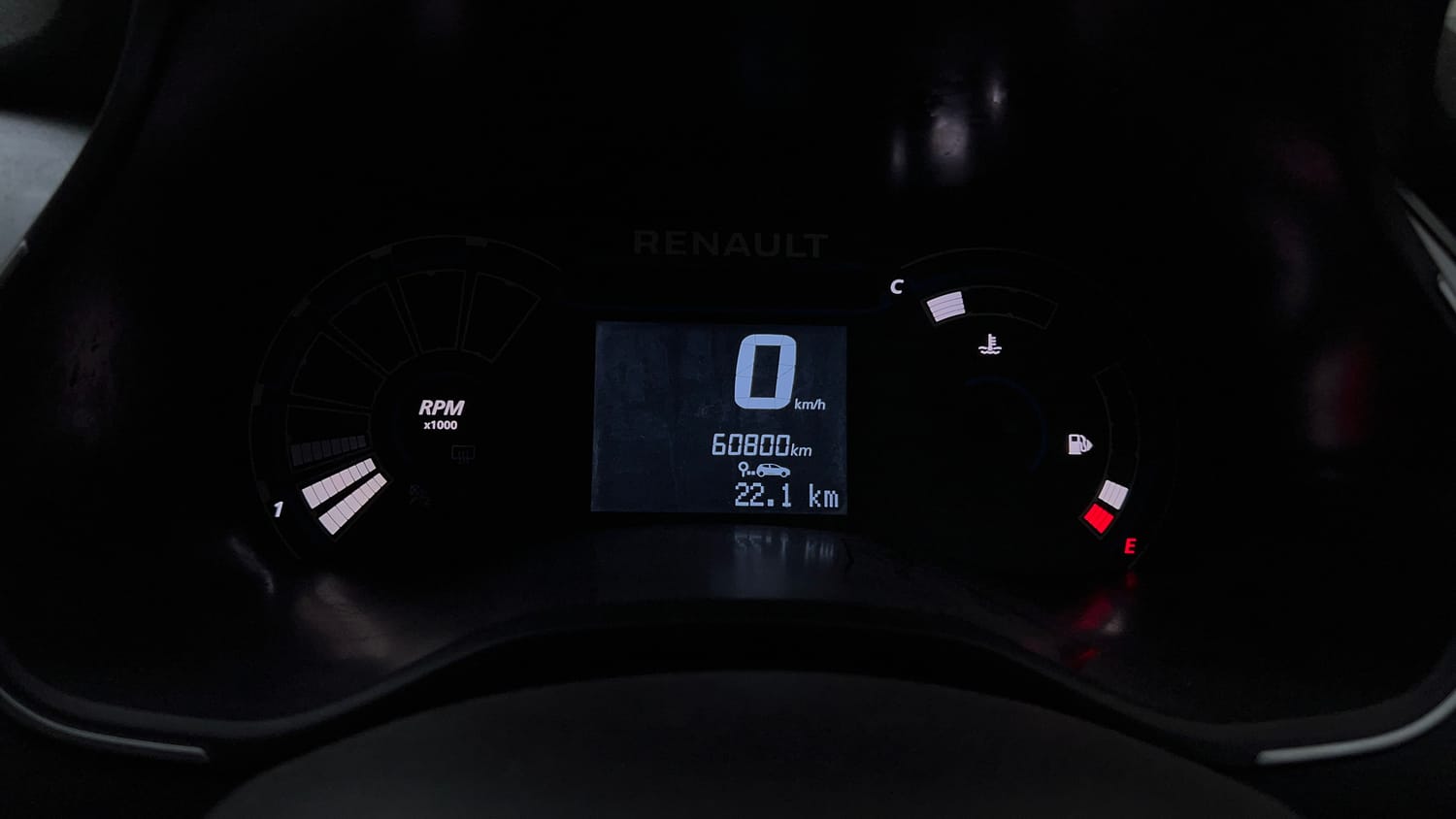 Used 2020 Renault Triber RXZ Petrol Manual interior CLUSTERMETER VIEW