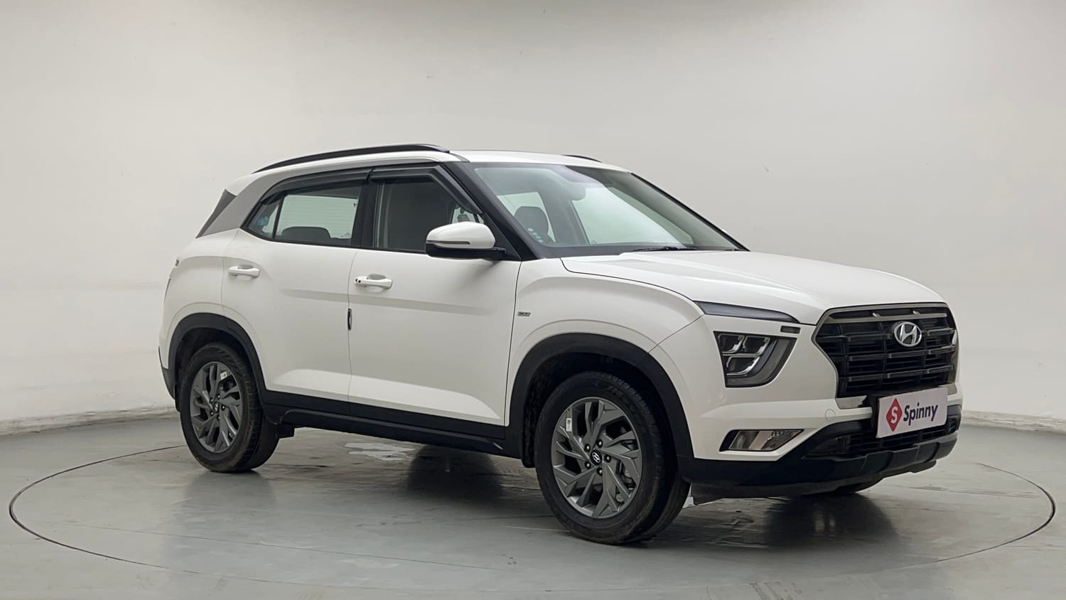 Used 2021 Hyundai Creta SX (O) 1.4 Turbo 7 DCT Petrol Automatic exterior RIGHT FRONT CORNER VIEW