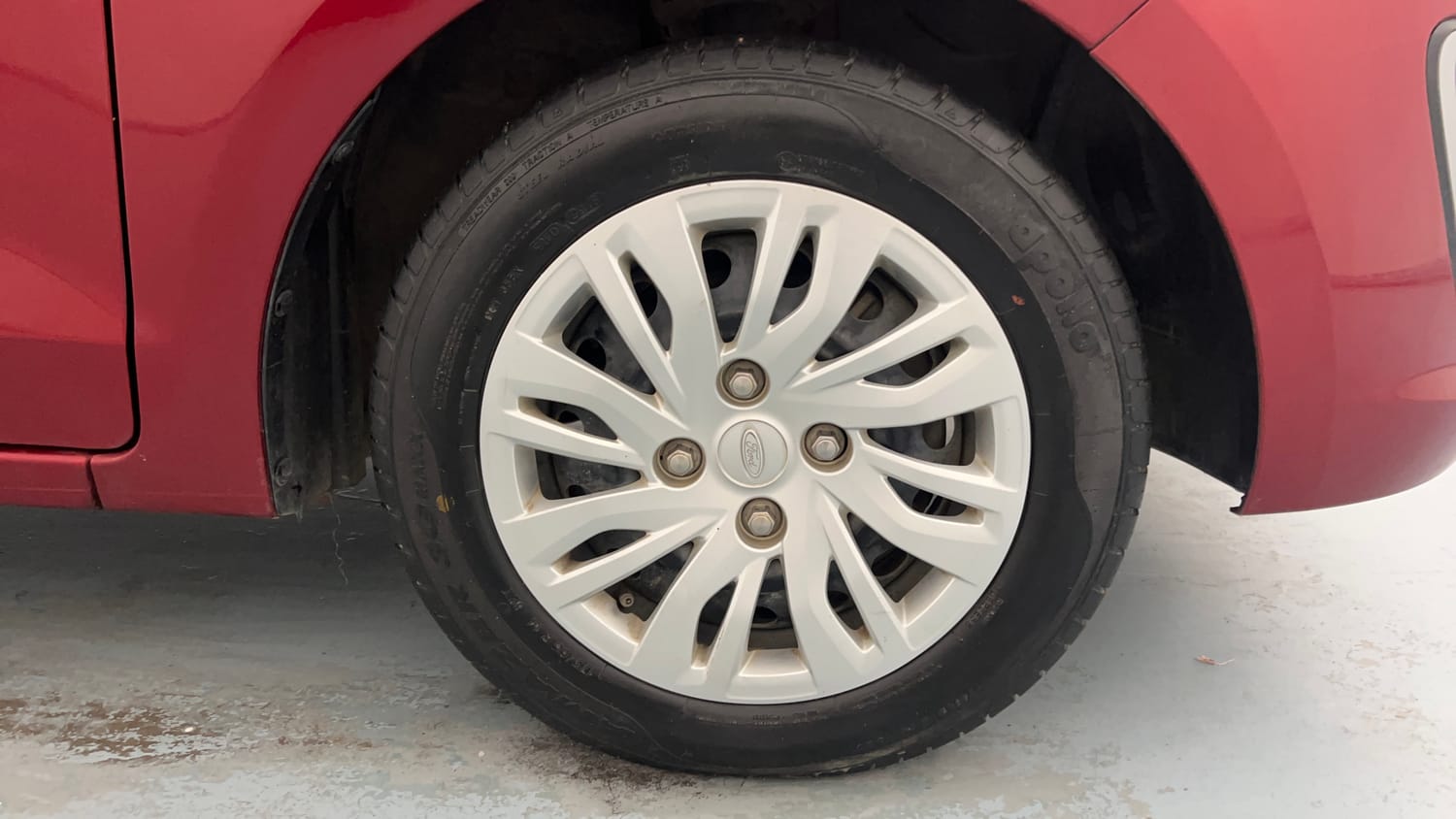 Used 2019 Ford Figo Aspire Trend Plus 1.2 Ti-VCT Petrol Manual tyres RIGHT FRONT TYRE RIM VIEW