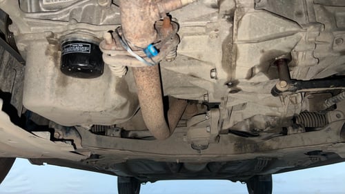 Used 2017 Maruti Suzuki Baleno Delta 1.2 Petrol Manual extra FRONT LEFT UNDERBODY VIEW