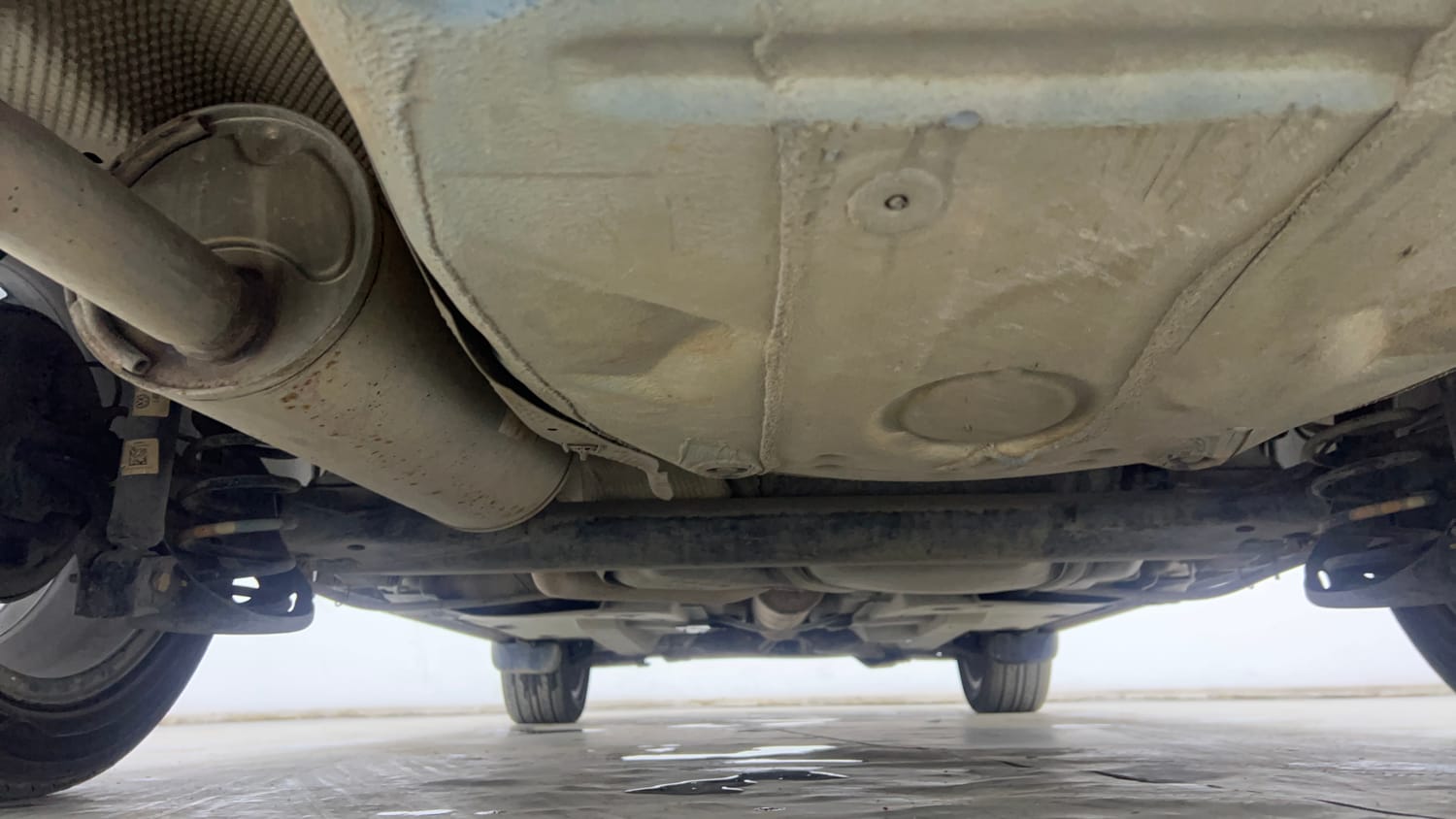 Used 2020 Skoda Rapid Ambition Petrol Manual extra REAR UNDERBODY VIEW (TAKEN FROM REAR)