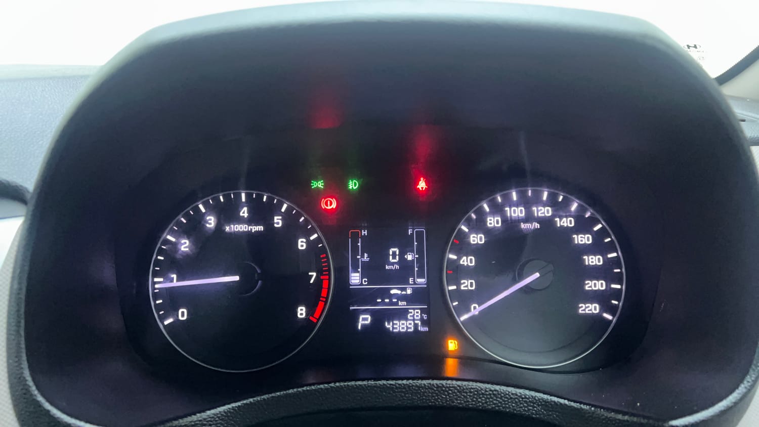 Used 2019 Hyundai Creta SX 1.6 AT Petrol Petrol Automatic interior CLUSTERMETER VIEW
