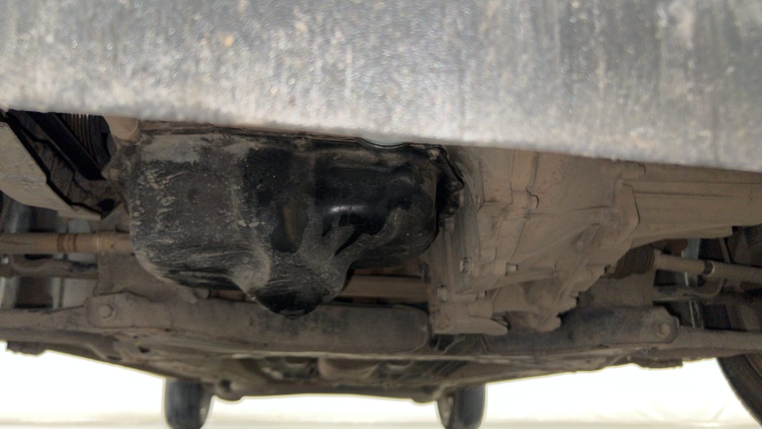 Used 2019 Ford Figo Titanium 1.2 Ti-VCT MT Petrol Manual extra FRONT LEFT UNDERBODY VIEW