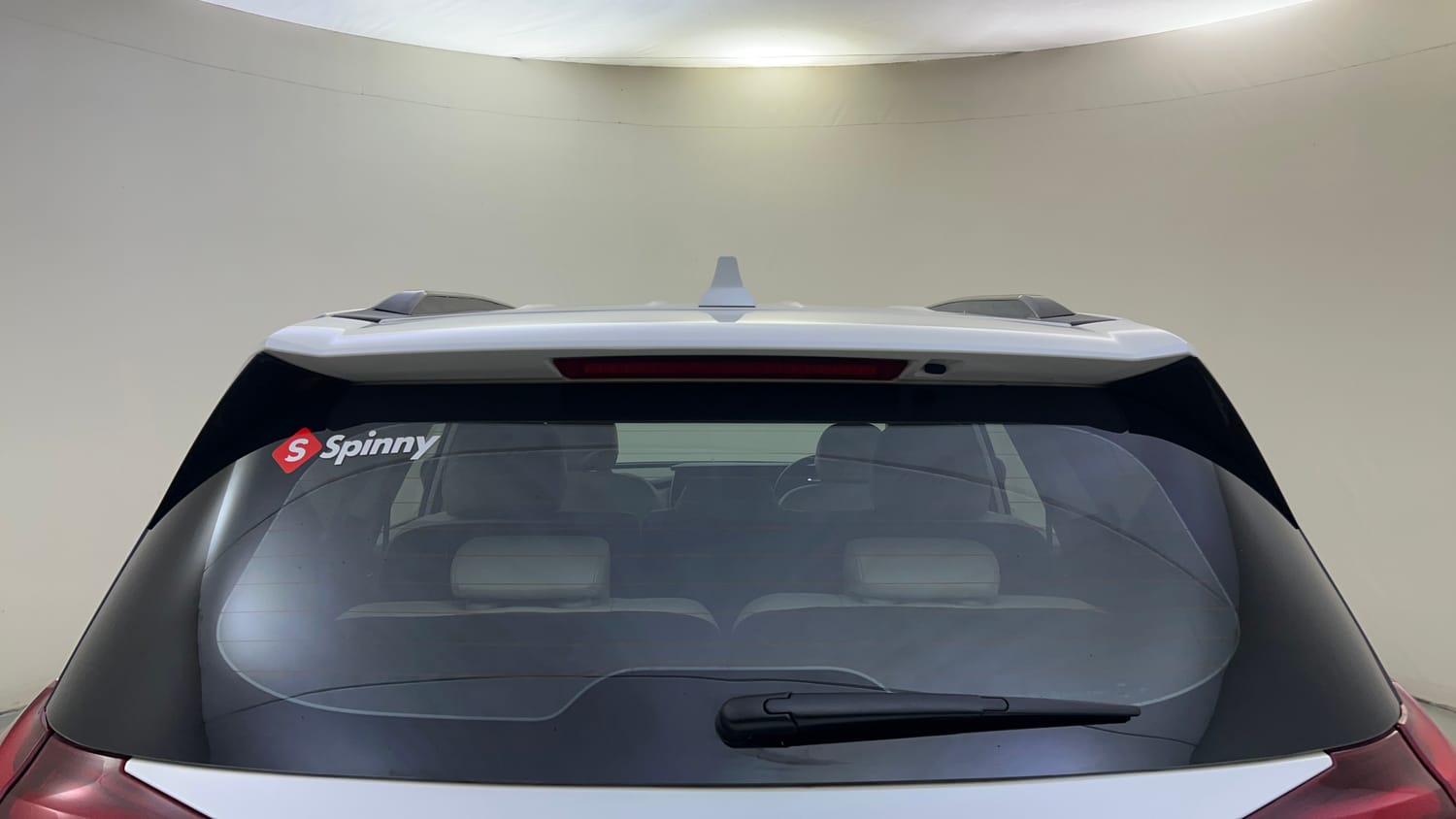 Used 2024 Mahindra XUV700 AX 7 Petrol AT 7 STR Petrol Automatic exterior BACK WINDSHIELD VIEW