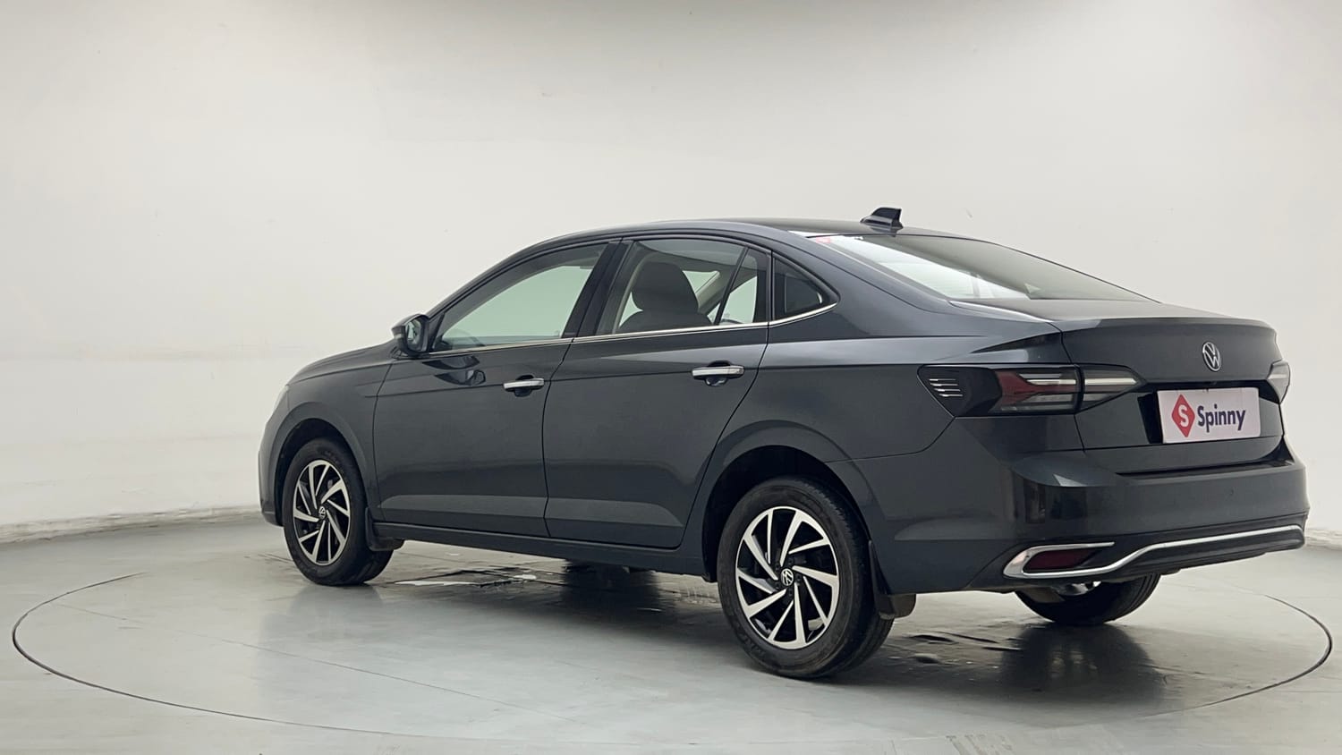 Used 2022 Volkswagen Virtus Topline 1.0 TSI AT Petrol Automatic exterior LEFT REAR CORNER VIEW