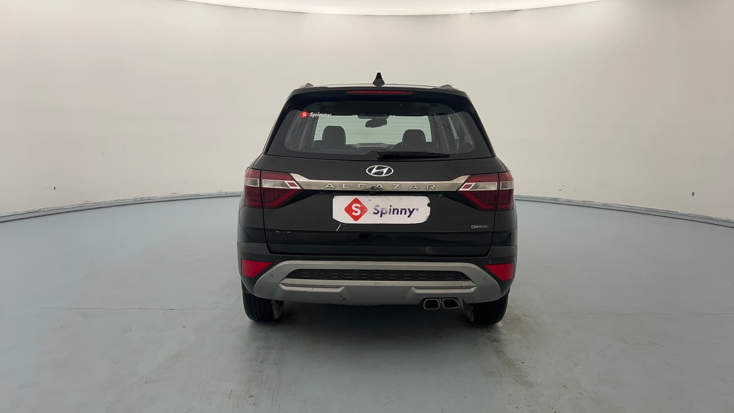Used 2021 Hyundai Alcazar Signature (O) 6 STR 1.5 Diesel AT Diesel Automatic exterior BACK VIEW
