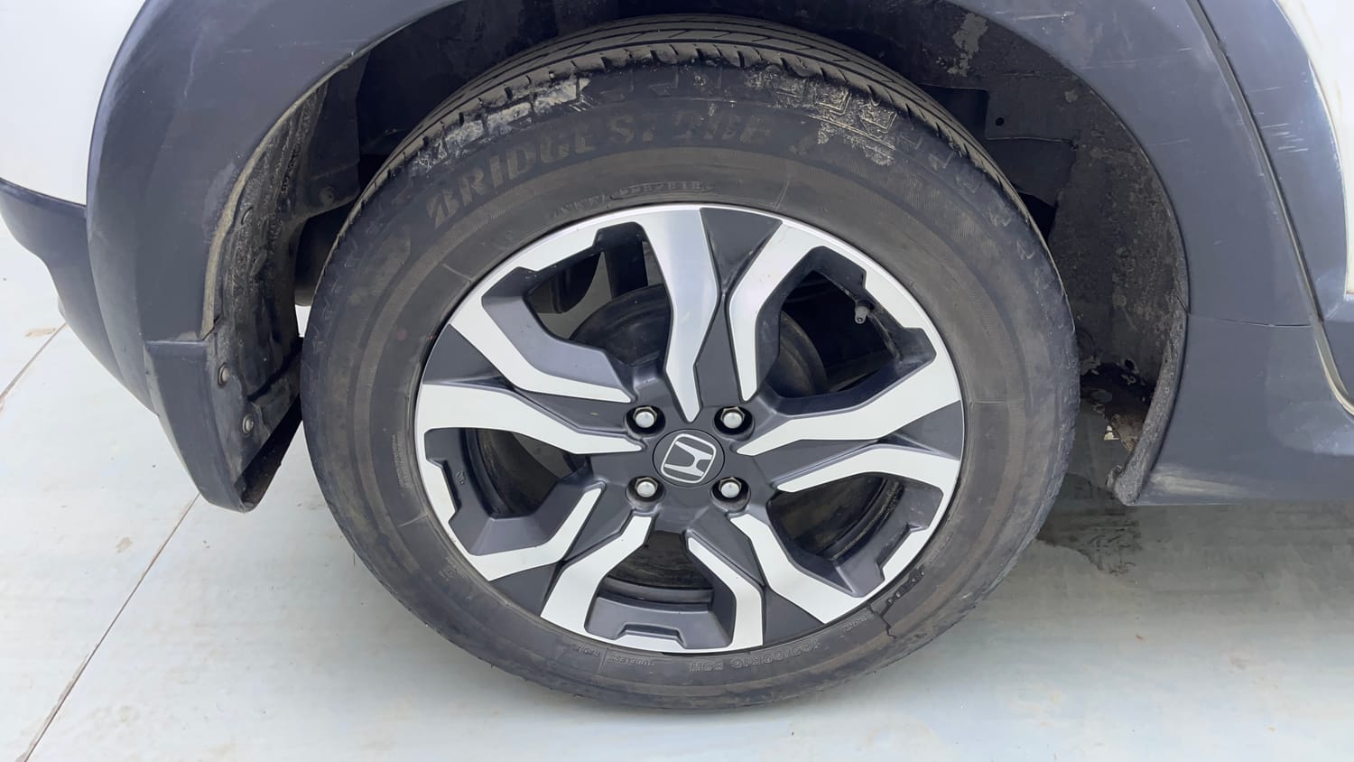 Used 2018 Honda WR-V VX MT Diesel Diesel Manual tyres RIGHT REAR TYRE RIM VIEW