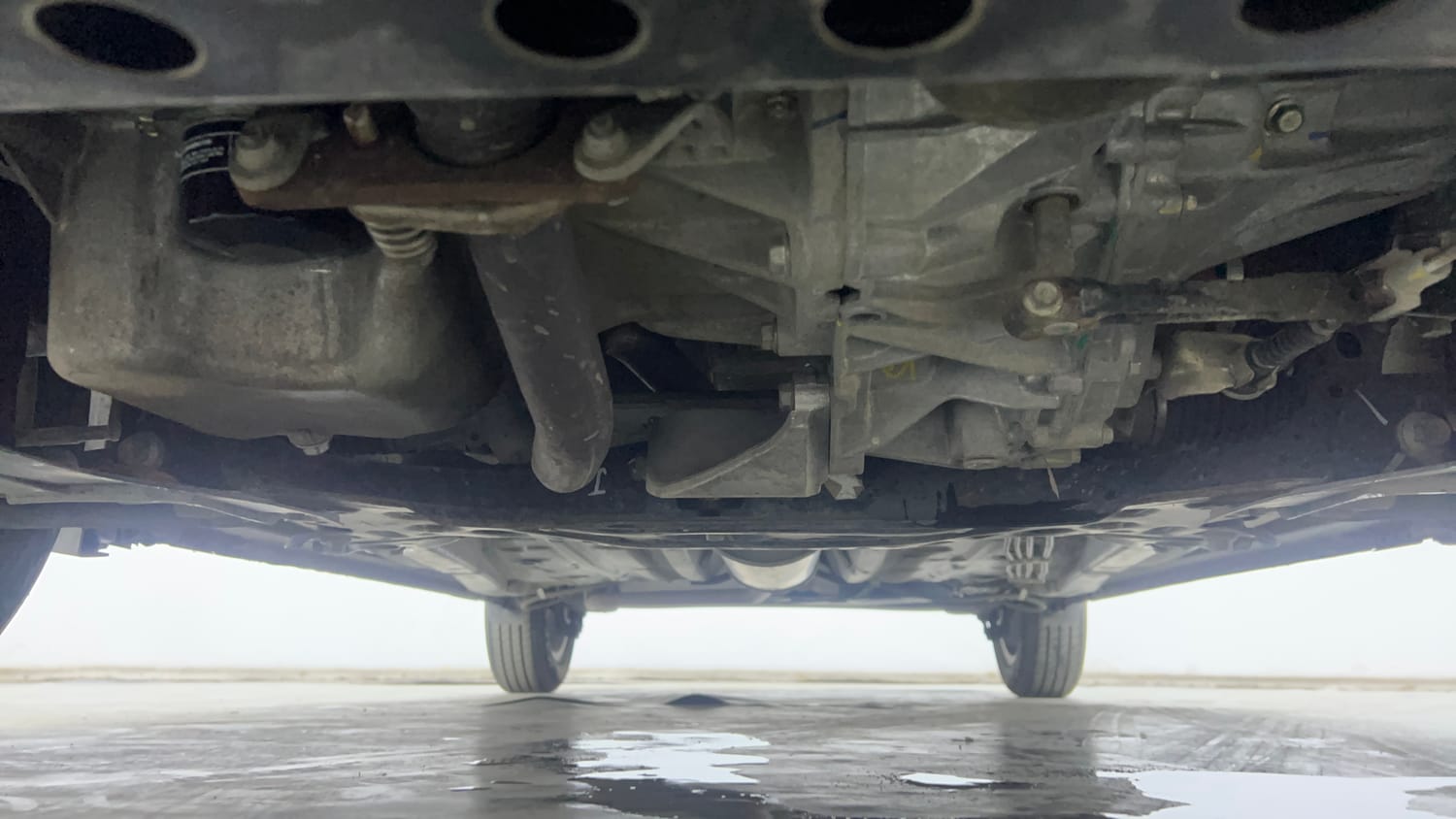 Used 2022 Maruti Suzuki Wagon R ZXI Plus 1.2 Petrol Manual extra FRONT LEFT UNDERBODY VIEW