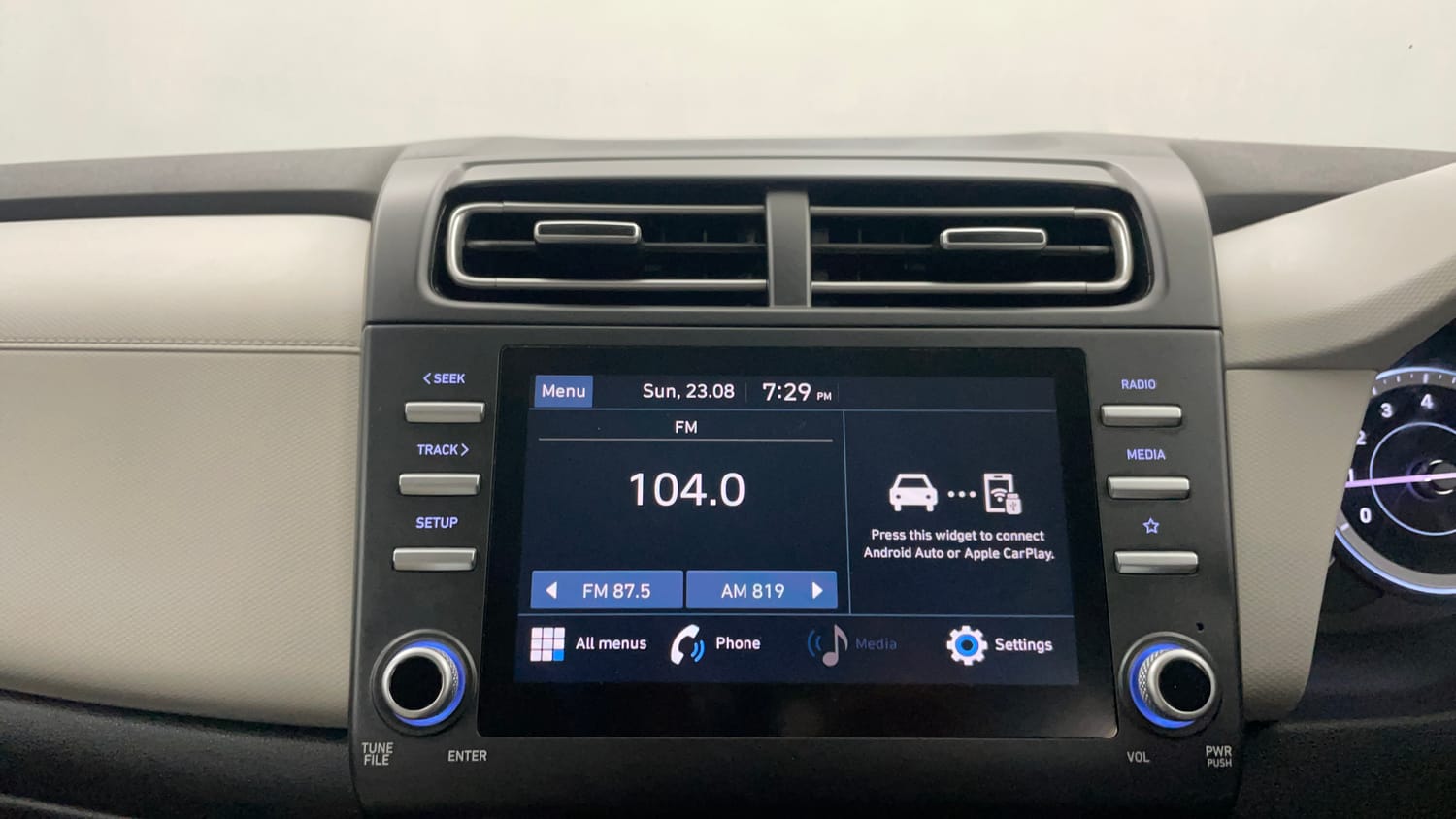 Used 2022 Hyundai Creta S 1.5 Petrol Petrol Manual interior MUSIC SYSTEM & AC CONTROL VIEW