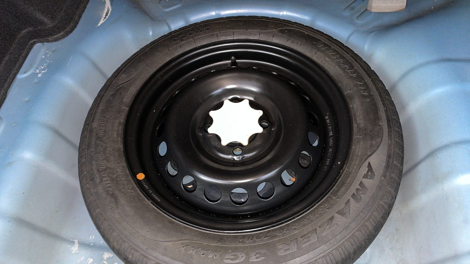 Used 2018 Hyundai Xcent SX Petrol Manual tyres SPARE TYRE VIEW