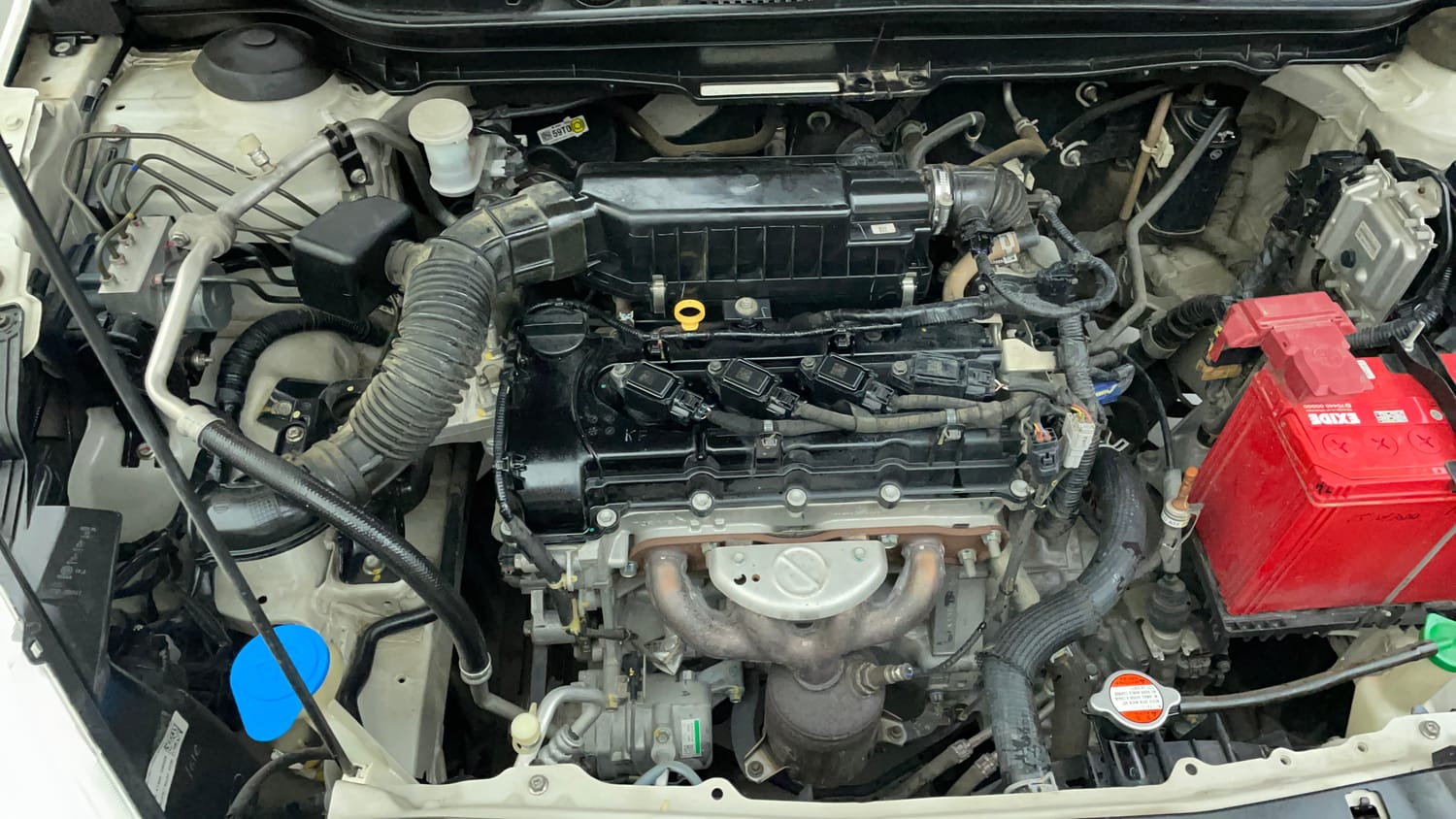 Used 2021 Maruti Suzuki S-Cross Zeta AT Petrol Automatic engine ENGINE RIGHT SIDE VIEW