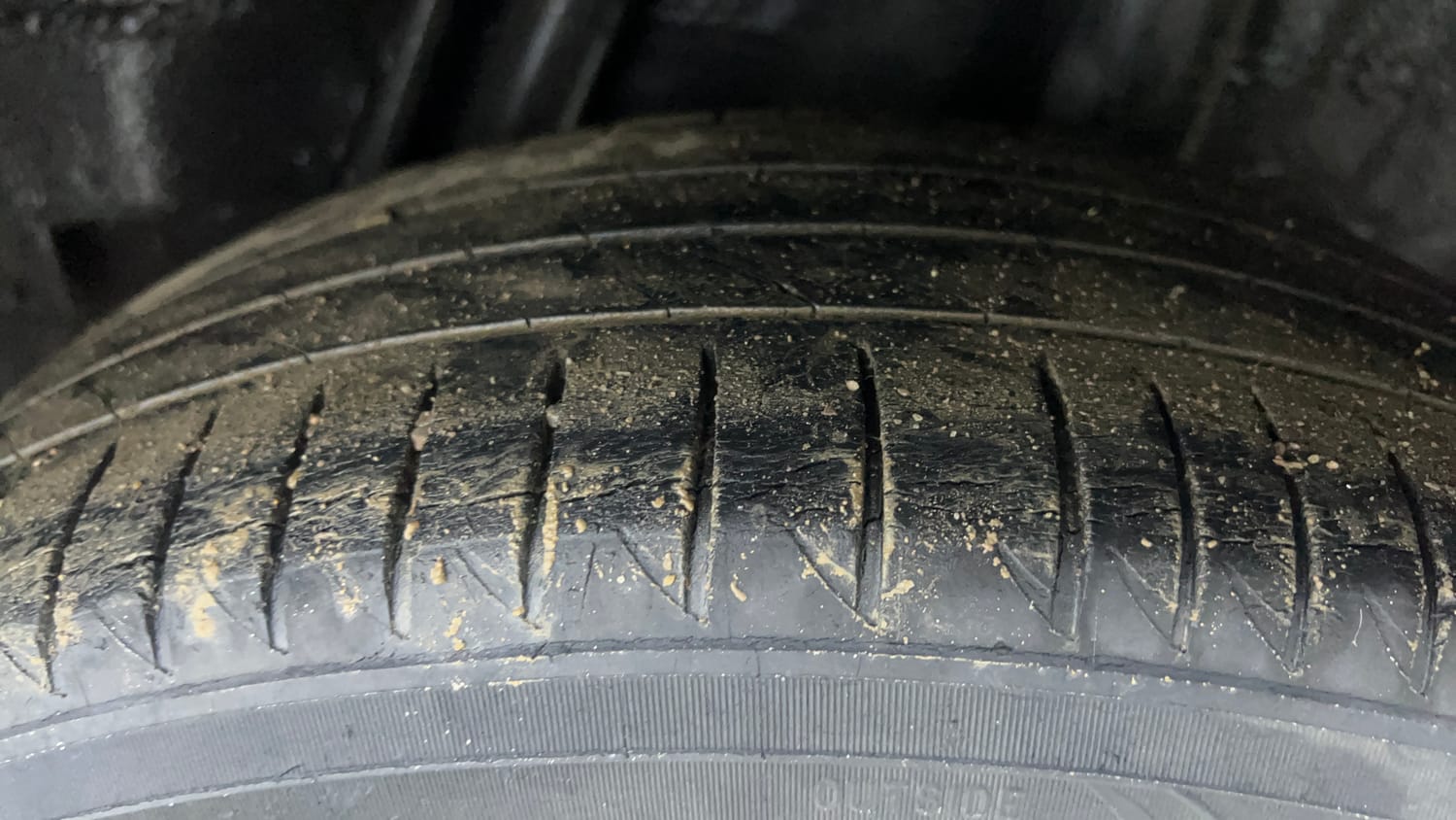 Used 2021 Honda WR-V VX MT Diesel Diesel Manual tyres LEFT REAR TYRE TREAD VIEW
