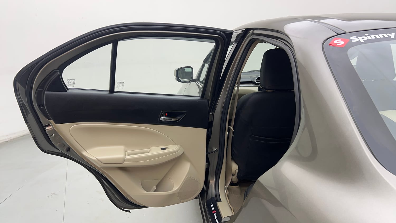 Used 2022 Maruti Suzuki Dzire VXi Petrol Manual interior LEFT REAR DOOR OPEN VIEW