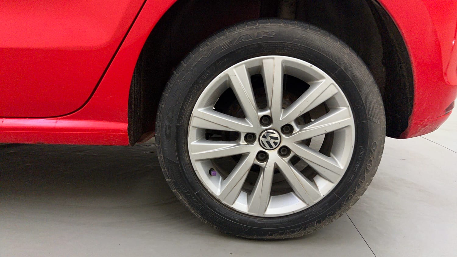 Used 2016 Volkswagen Polo GT TSI Petrol Automatic tyres LEFT REAR TYRE RIM VIEW