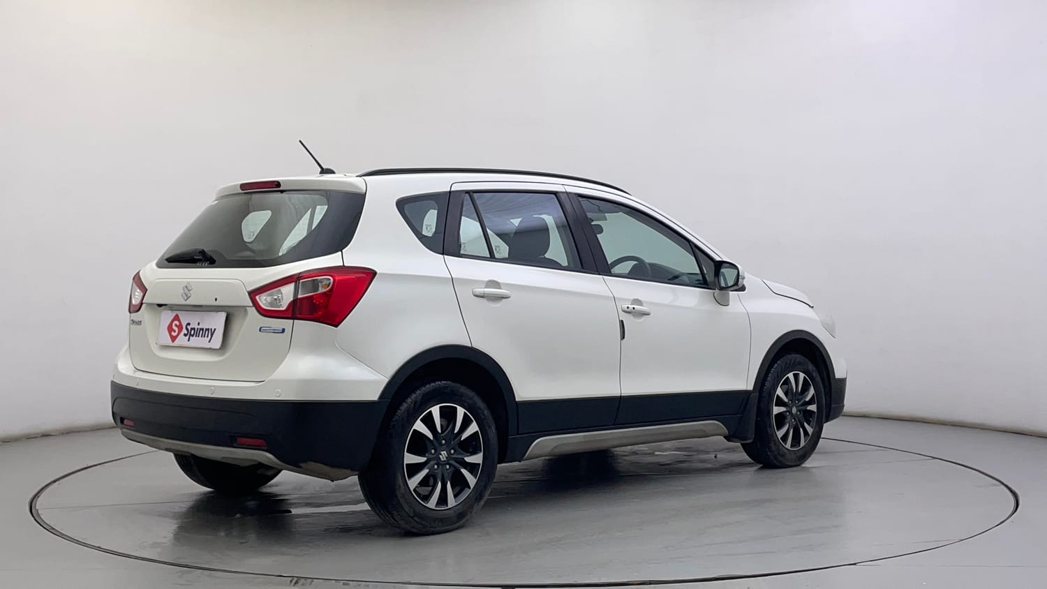 Used 2021 Maruti Suzuki S-Cross Zeta AT Petrol Automatic exterior RIGHT REAR CORNER VIEW