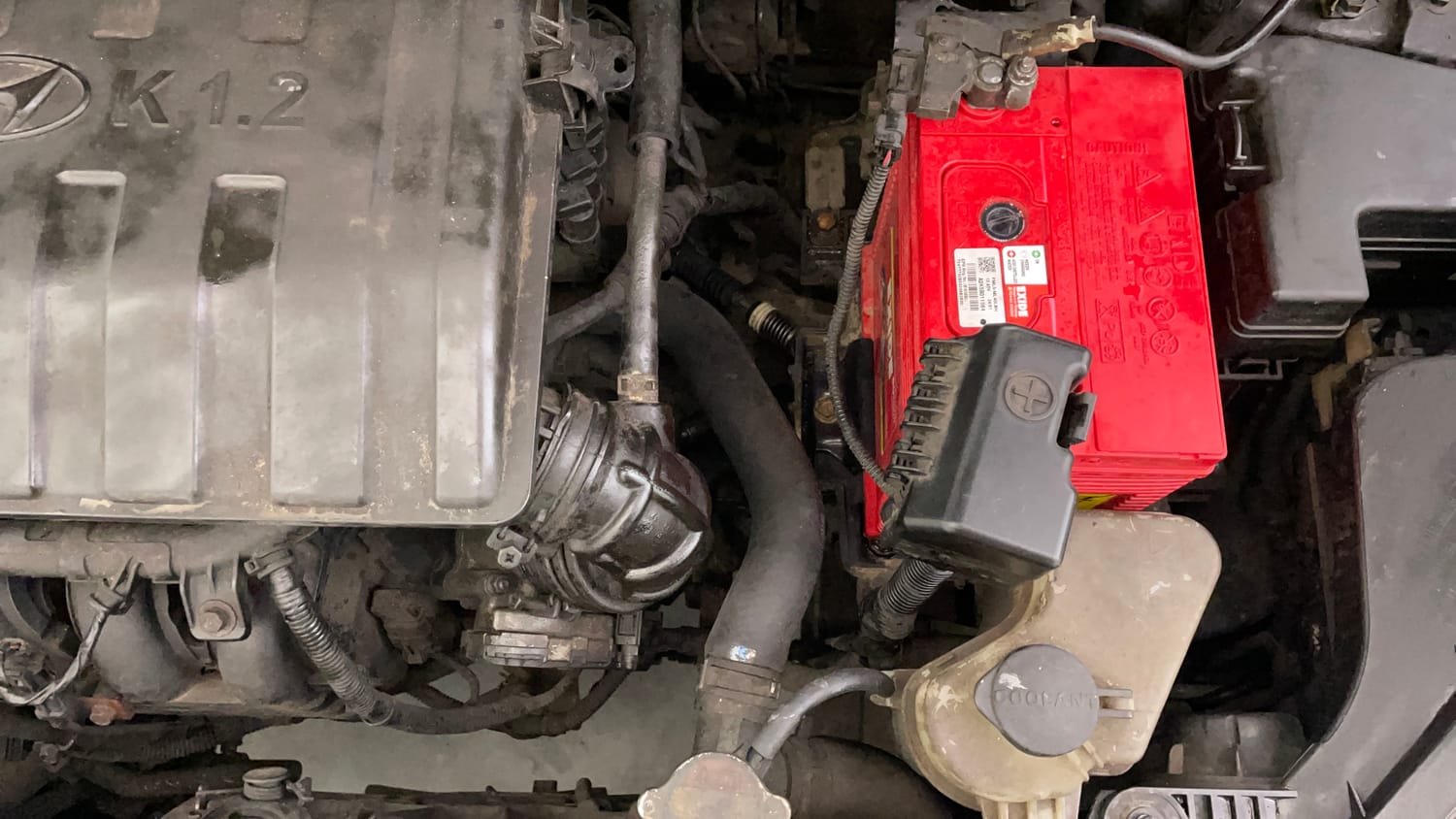 Used 2018 Hyundai Xcent SX Petrol Manual engine ENGINE LEFT SIDE VIEW