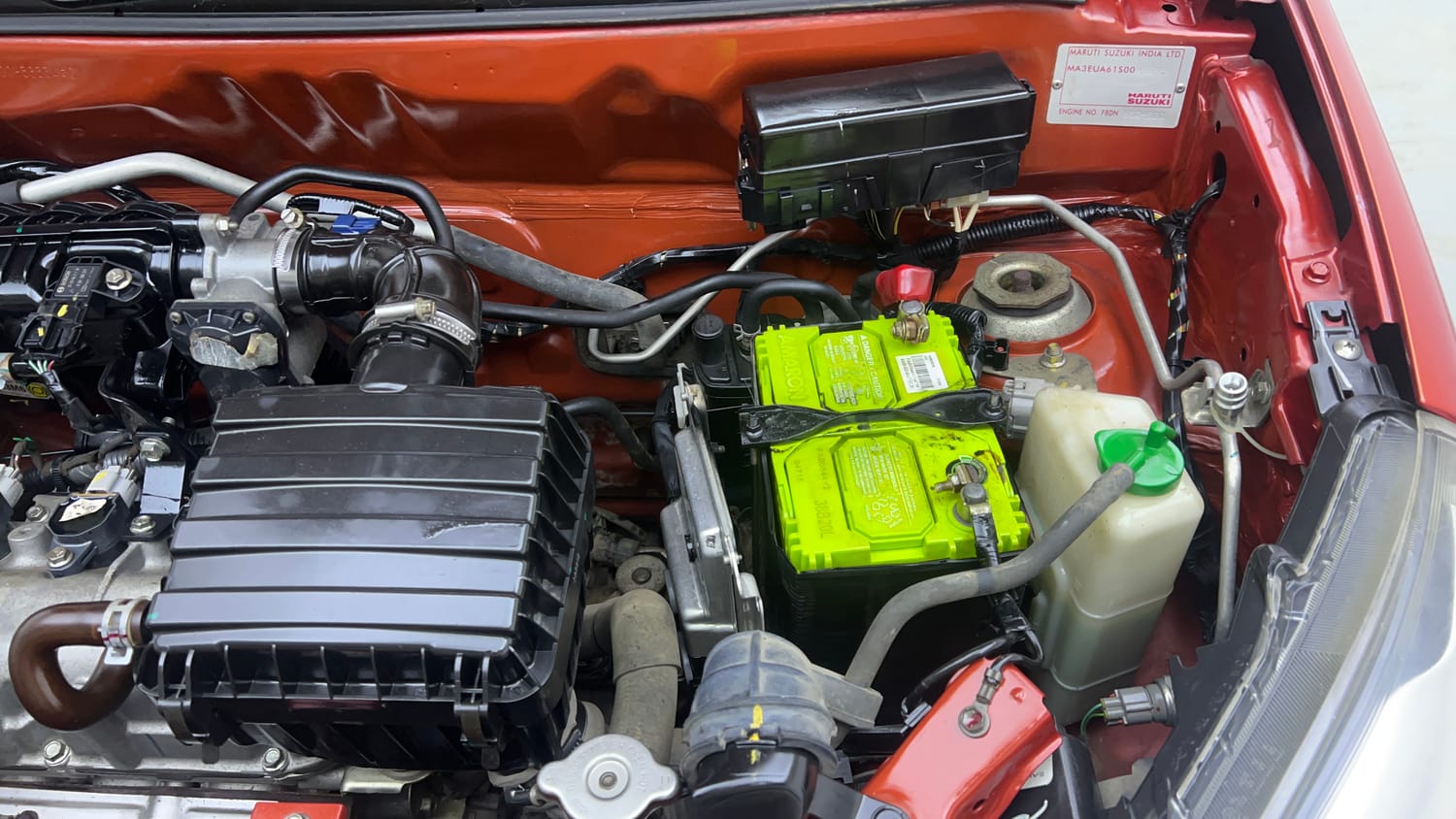 Used 2021 Maruti Suzuki Alto 800 LXi Petrol Manual engine ENGINE LEFT SIDE VIEW