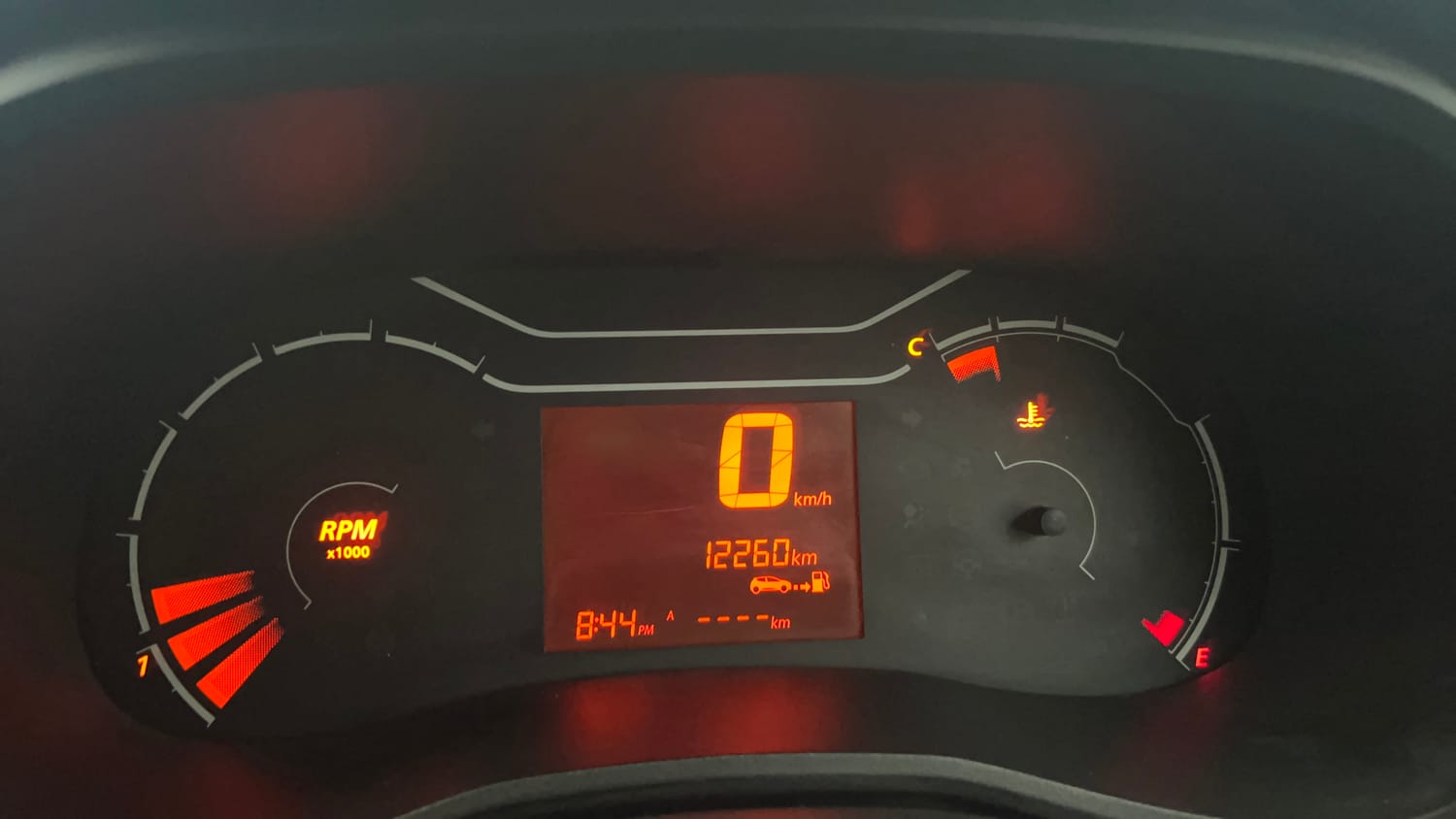 Used 2020 Renault Kwid RXL Petrol Manual interior CLUSTERMETER VIEW