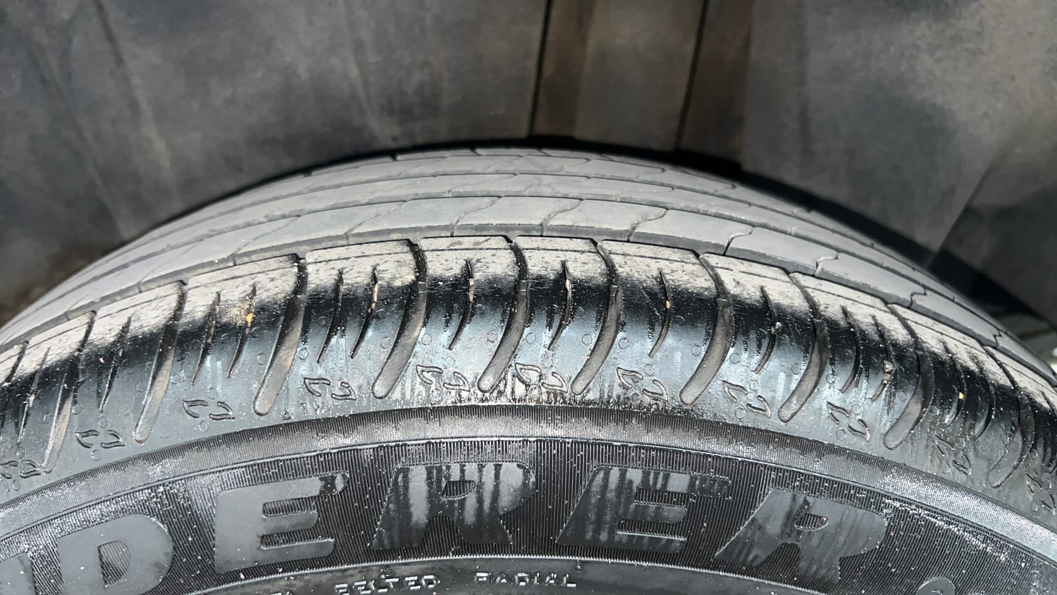 Used 2022 Maruti Suzuki XL6 Alpha Plus MT Petrol Petrol Manual tyres LEFT REAR TYRE TREAD VIEW