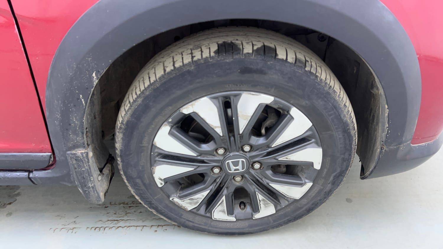 Used 2021 Honda WR-V VX MT Diesel Diesel Manual tyres RIGHT FRONT TYRE RIM VIEW