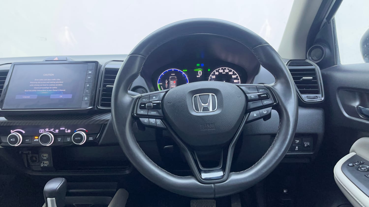 Used 2024 Honda City ZX Petrol CVT Hybrid Automatic interior STEERING VIEW